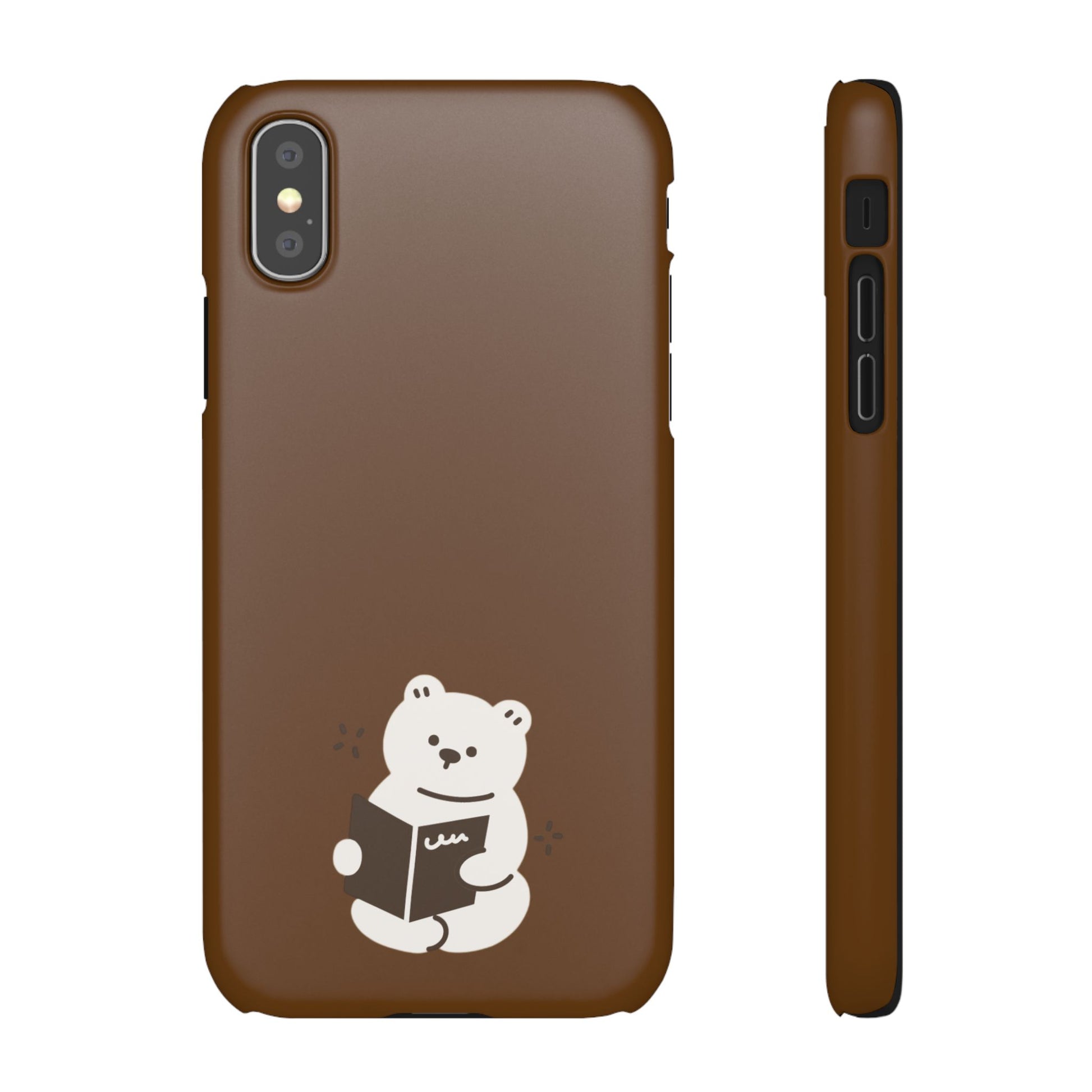 Reading Bear #02-Snap Cases - MahaCase