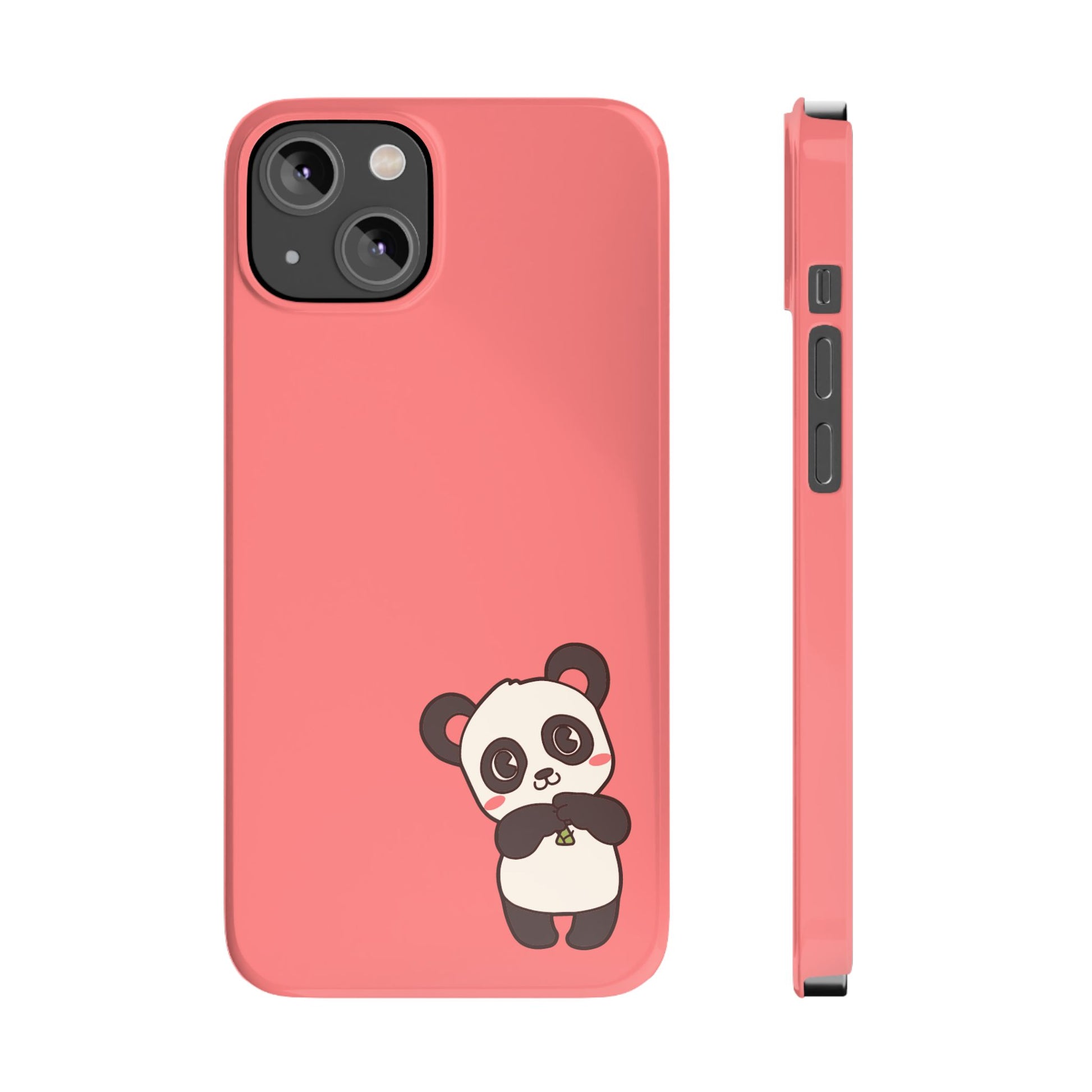 Cute Panda #36-Slim iPhone Cases - MahaCase