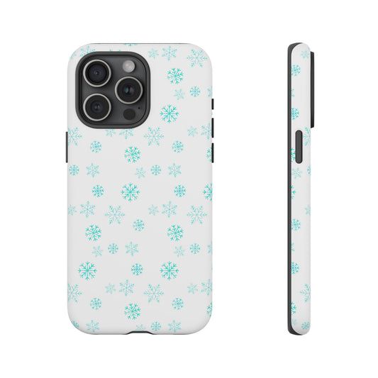 Snowy Blue #12 - Tough Cases iPhone Samsung Google Pixel - MahaCase
