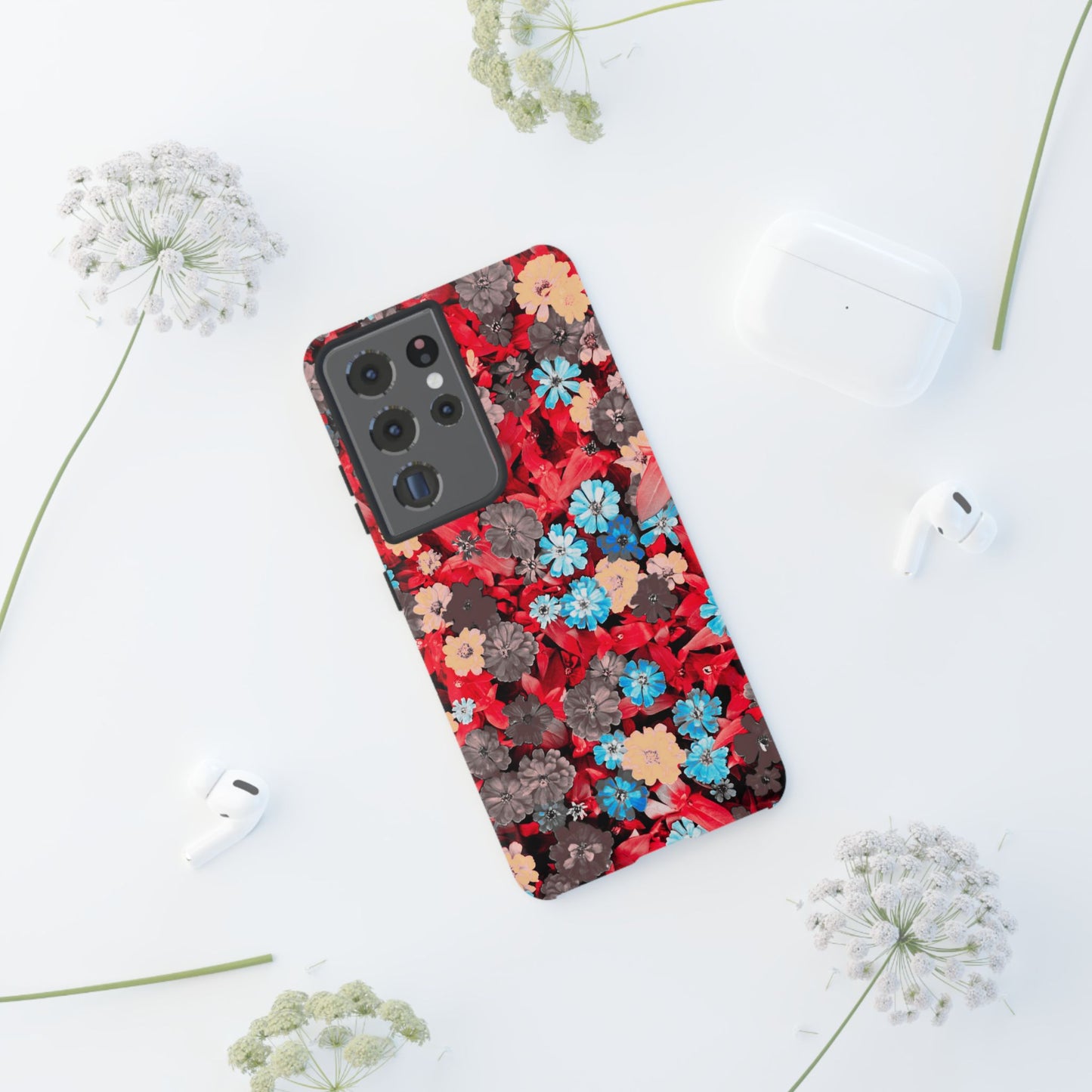Lucid Flowers #23-Tough Cases iPhone Samsung Google Pixel - MahaCase