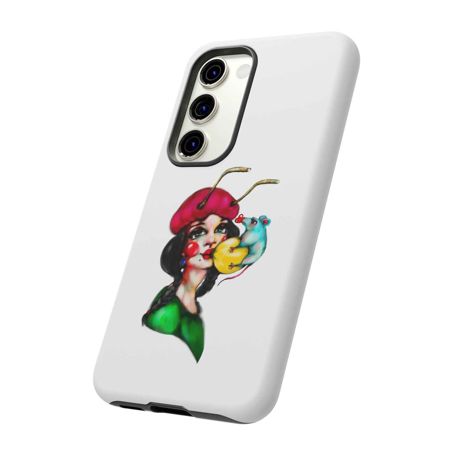 Design #211 White BKG-Tough Cases - MahaCase