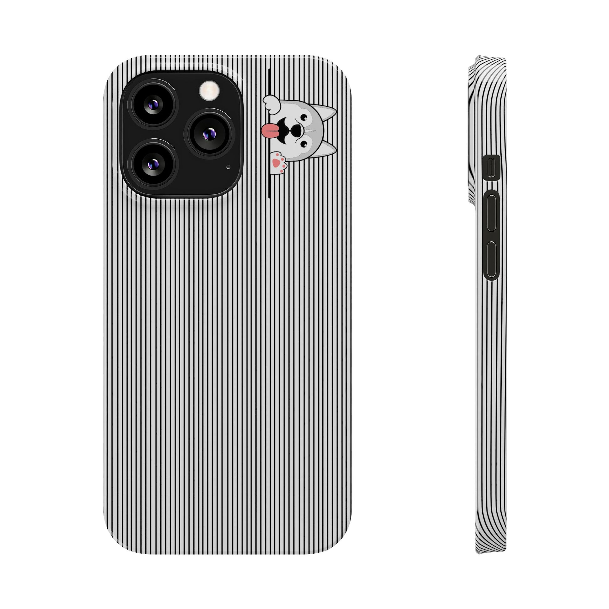 Cute Husky-Slim iPhone Cases - MahaCase
