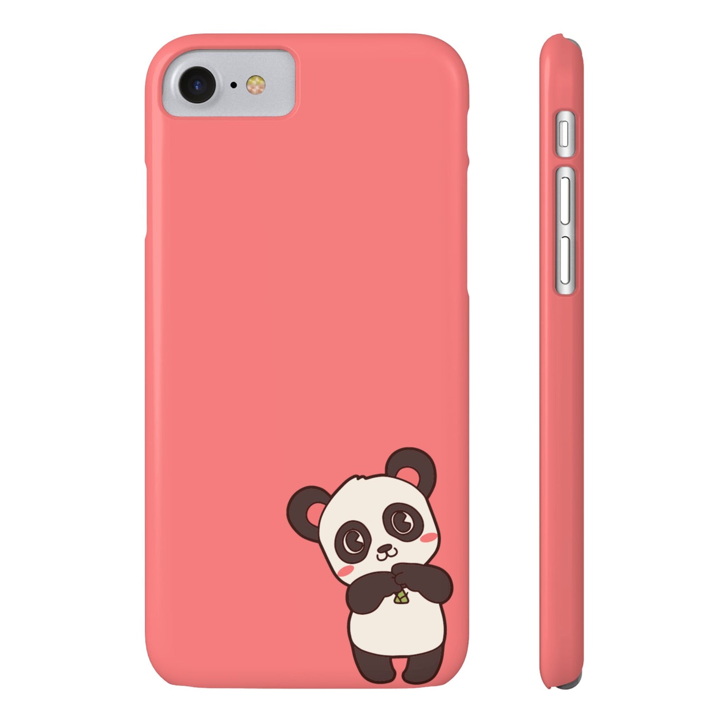 Cute Panda #36-Slim iPhone Cases - MahaCase