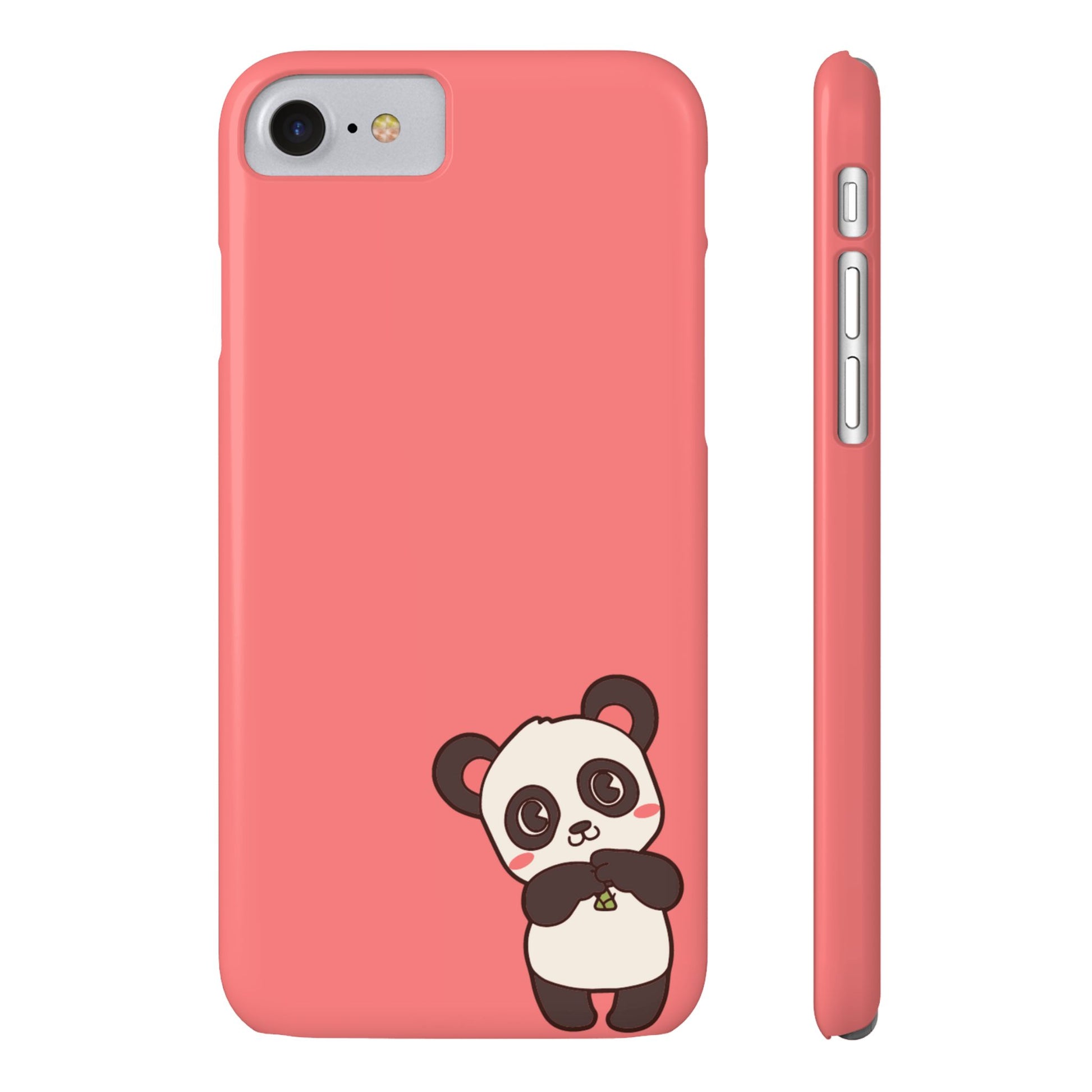 Cute Panda #36-Slim iPhone Cases - MahaCase