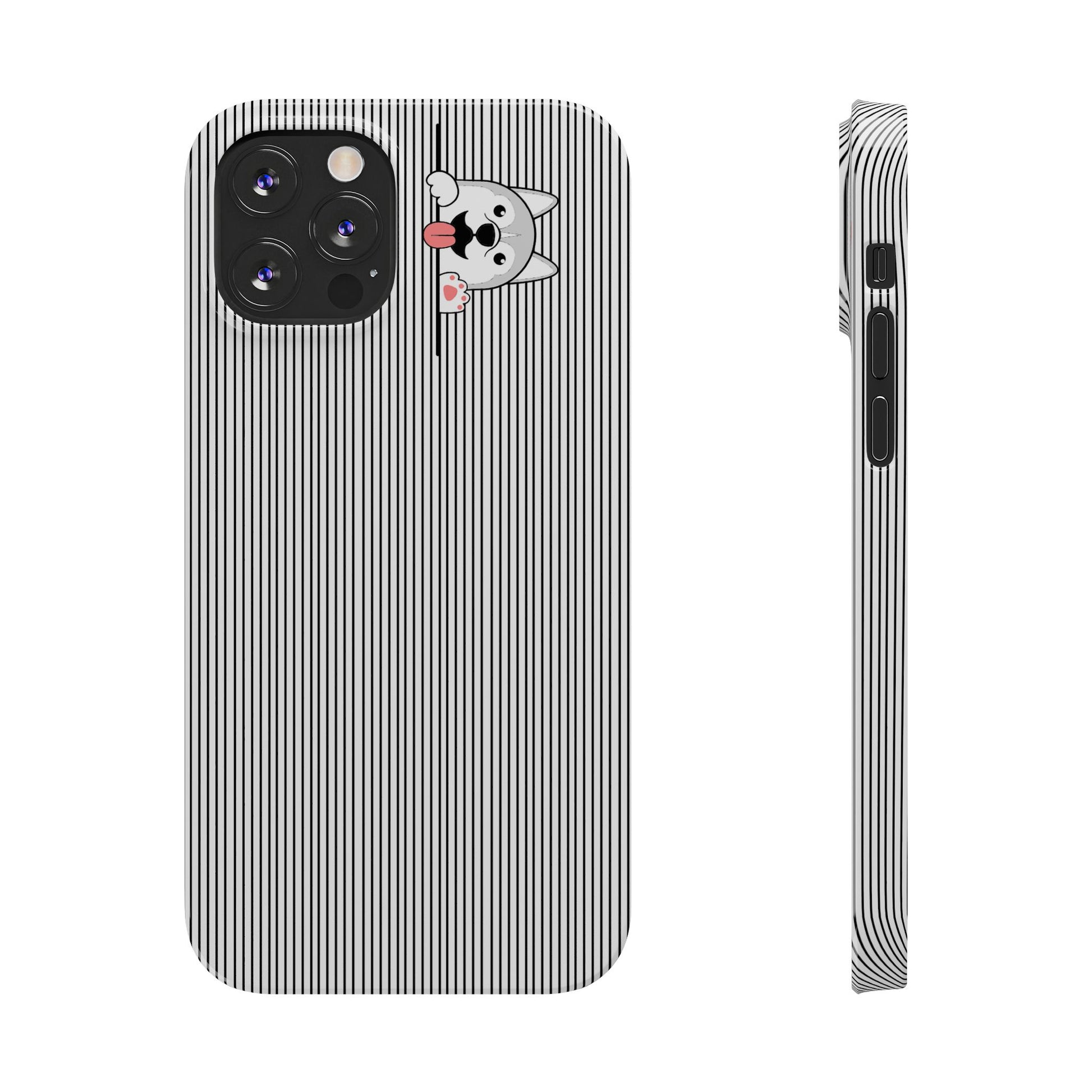 Cute Husky-Slim iPhone Cases - MahaCase