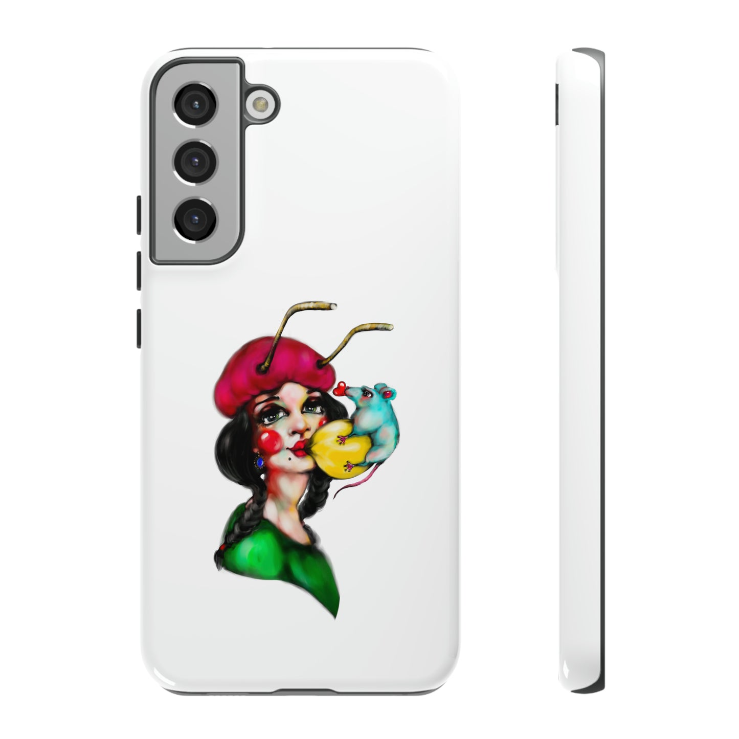 Design #211 White BKG-Tough Cases - MahaCase
