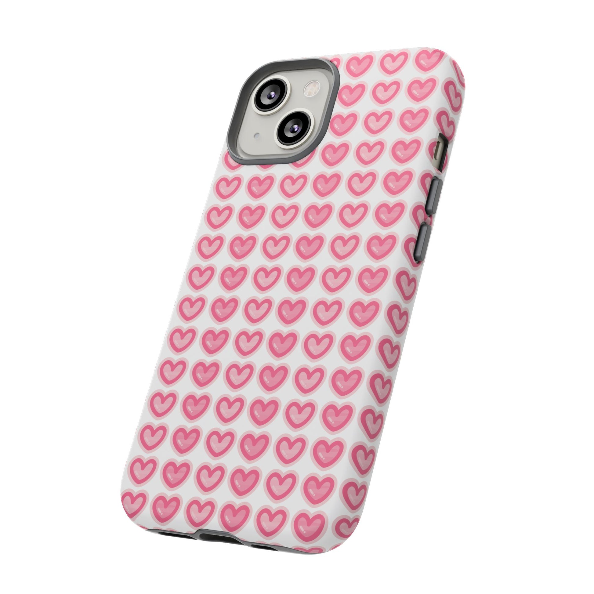 Hearts Pattern - Tough Cases iPhone Samsung Google Pixel - MahaCase