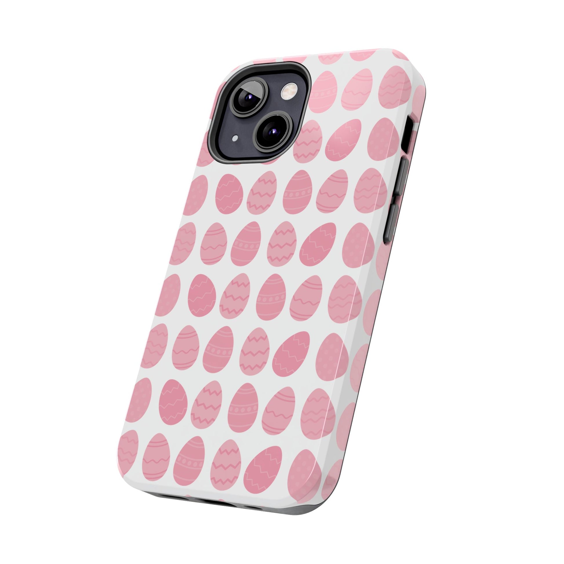 Pink Easter Egg Tough Phone Cases - Durable Protection for Spring Celebrations iPhone Samsung Galaxy - MahaCase
