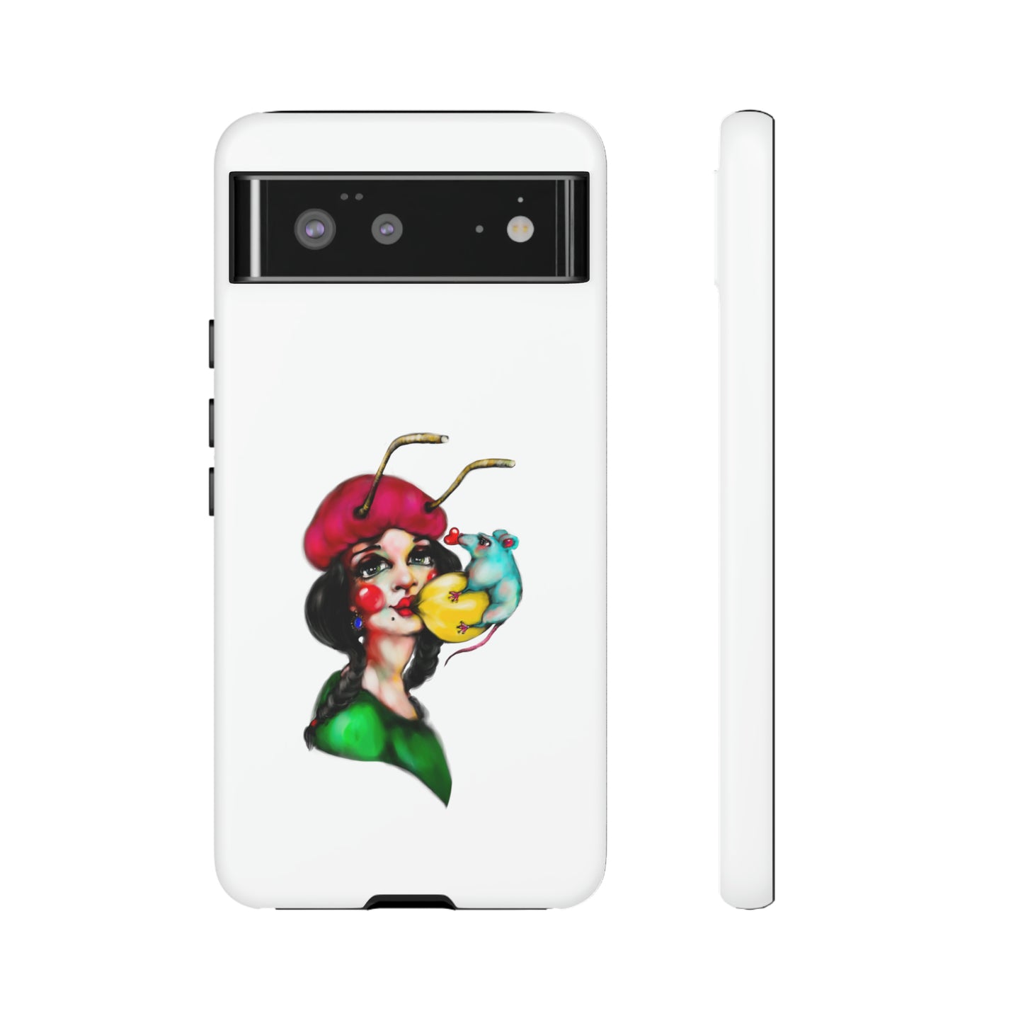 Design #211 White BKG-Tough Cases - MahaCase