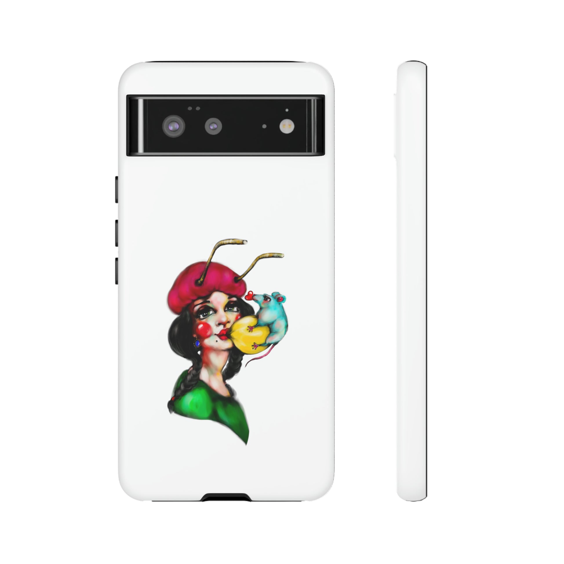 Design #211 White BKG-Tough Cases - MahaCase