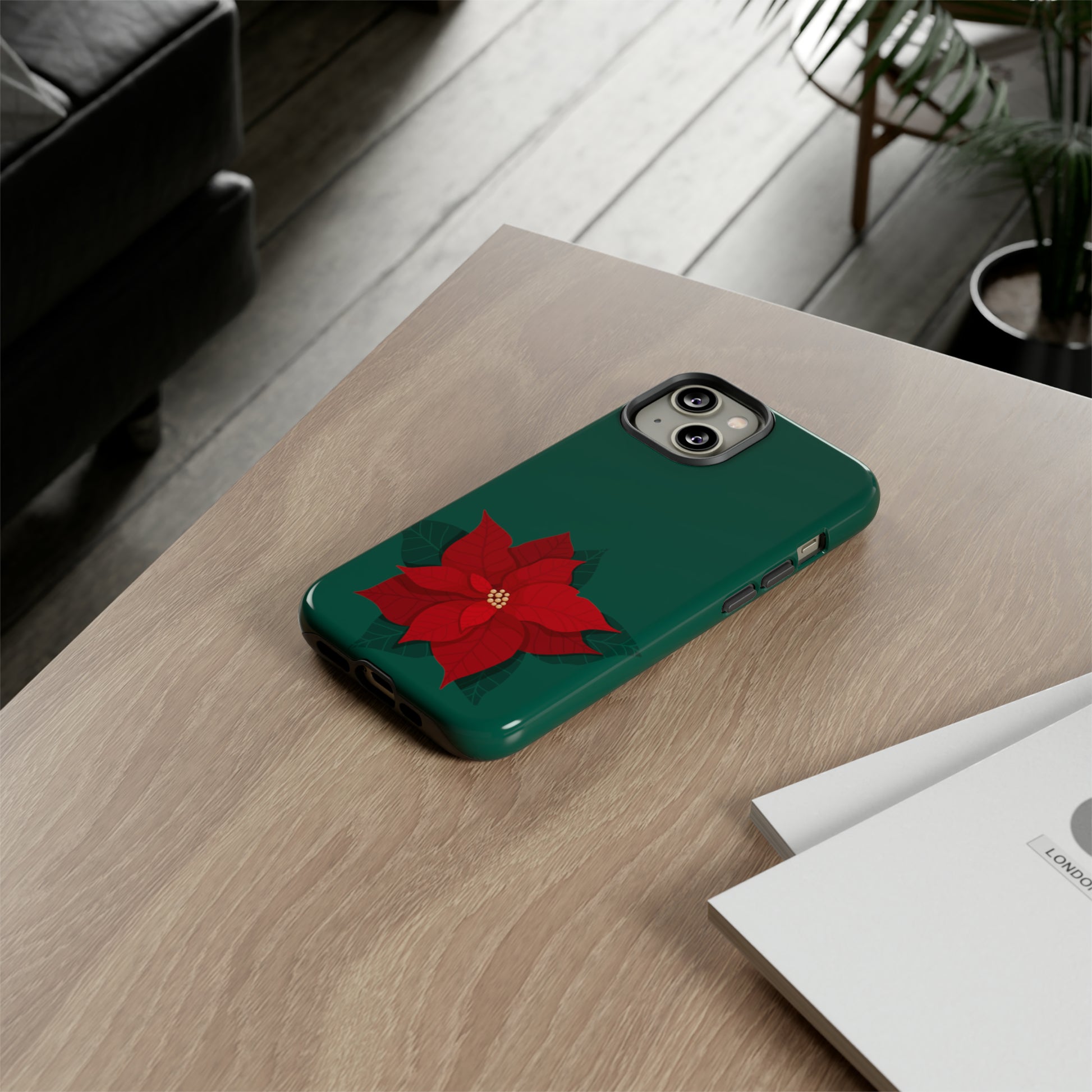 Poinsettia Charm #10-Tough Cases - MahaCase