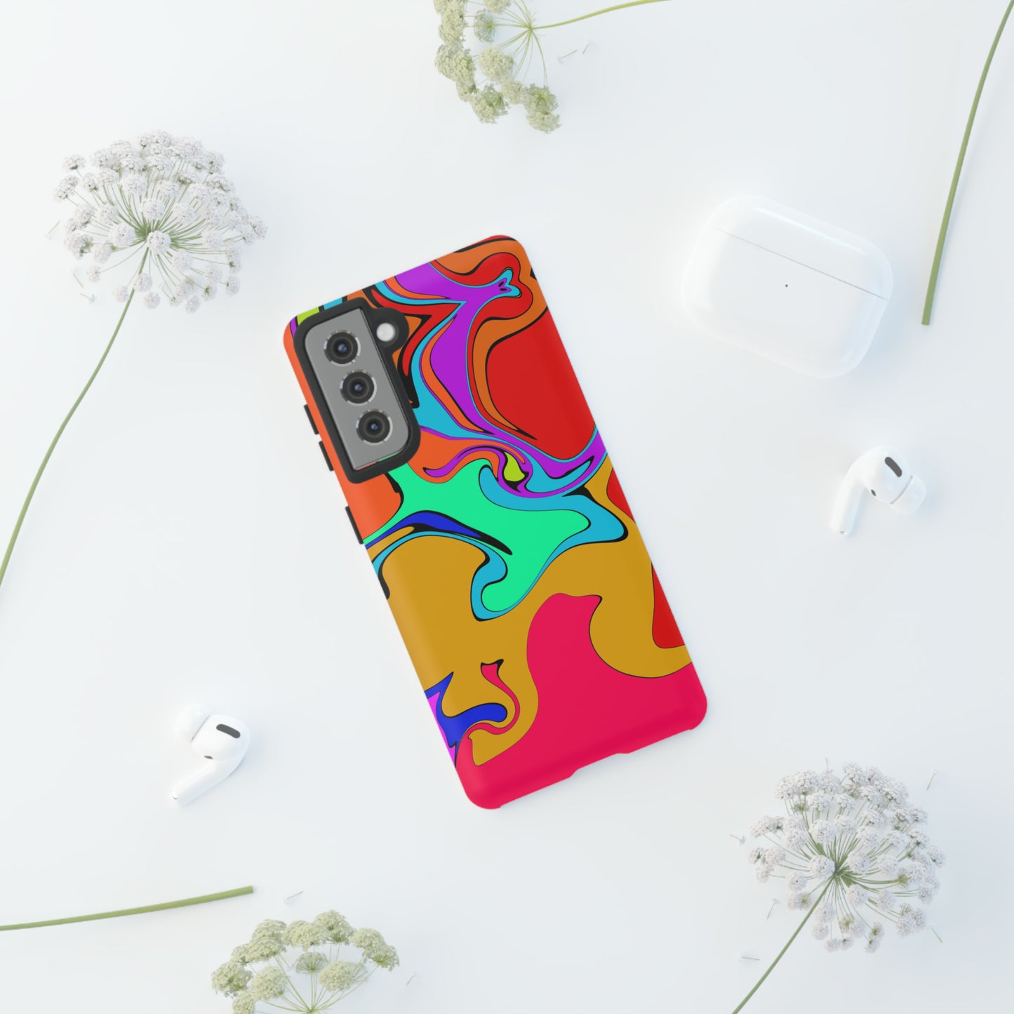 Color Swirl #22-Tough Cases - MahaCase