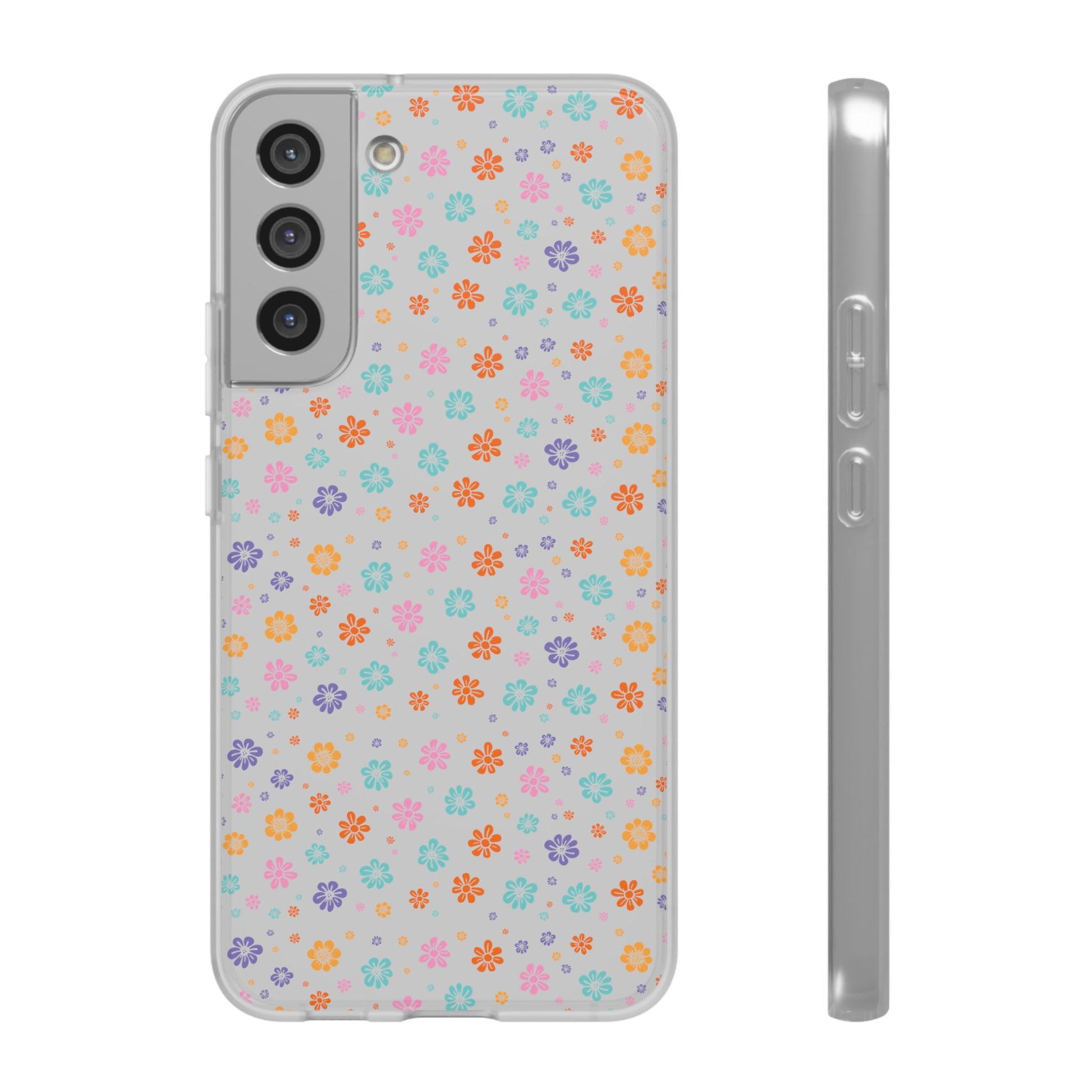 Colorful Spring Floral Flexi Case - Stylish Phone Protection - iPhone Samsung with Gift Packaging - MahaCase