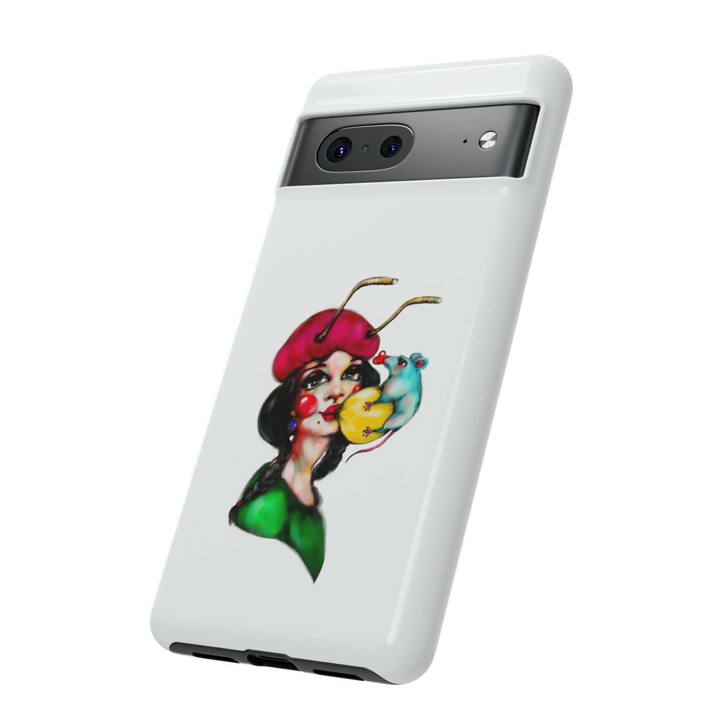 Design #211 White BKG-Tough Cases - MahaCase