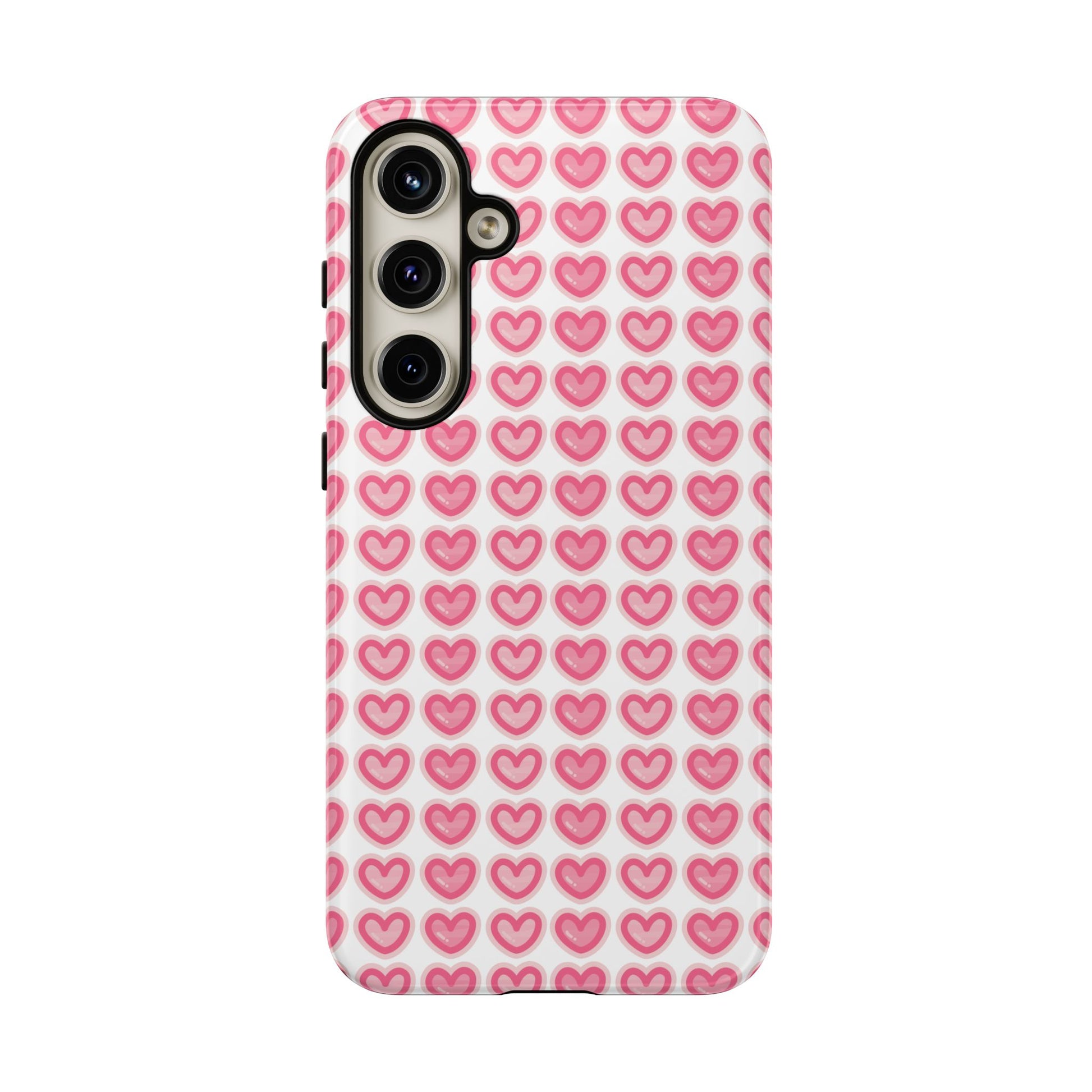 Hearts Pattern - Tough Cases iPhone Samsung Google Pixel - MahaCase