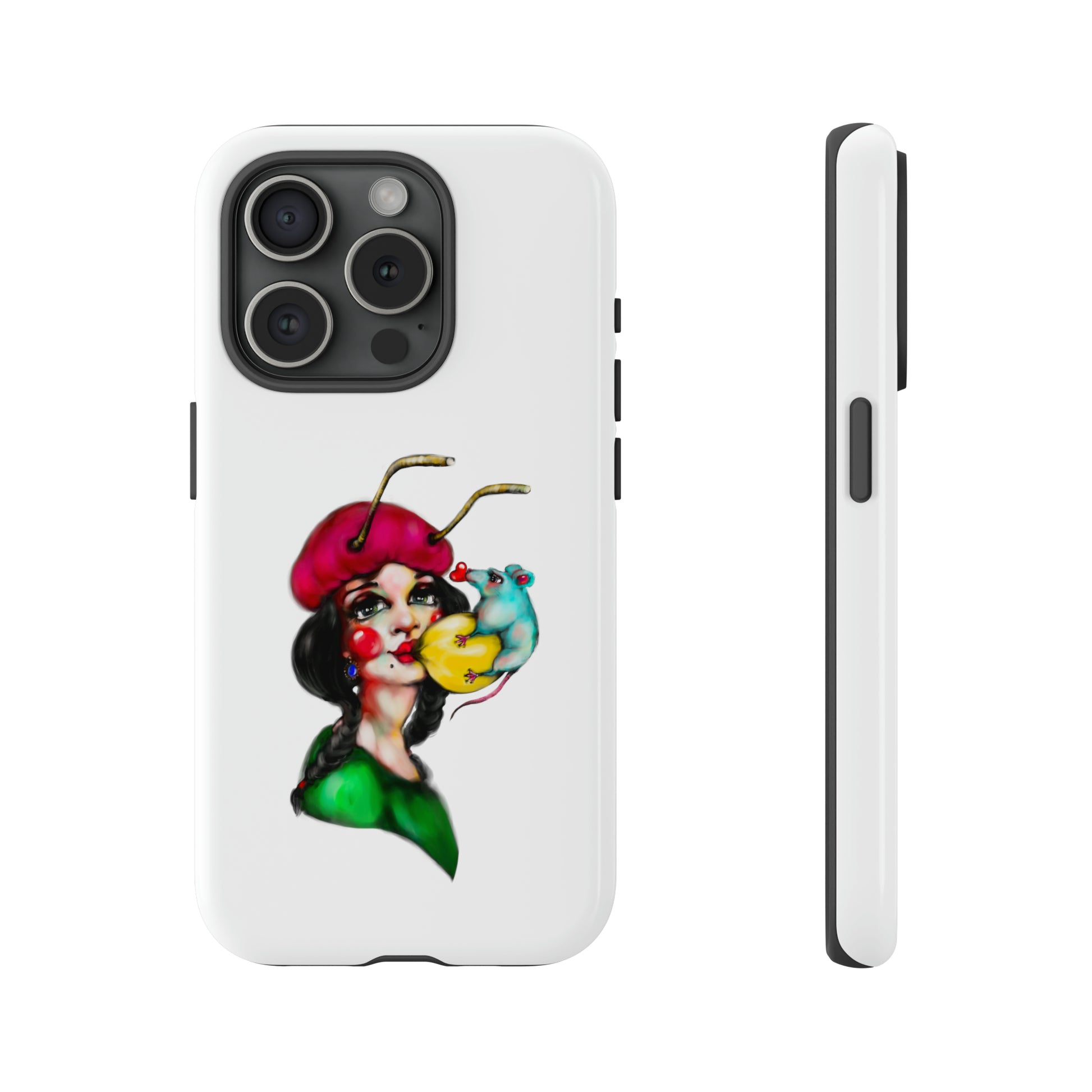 Design #211 White BKG-Tough Cases - MahaCase