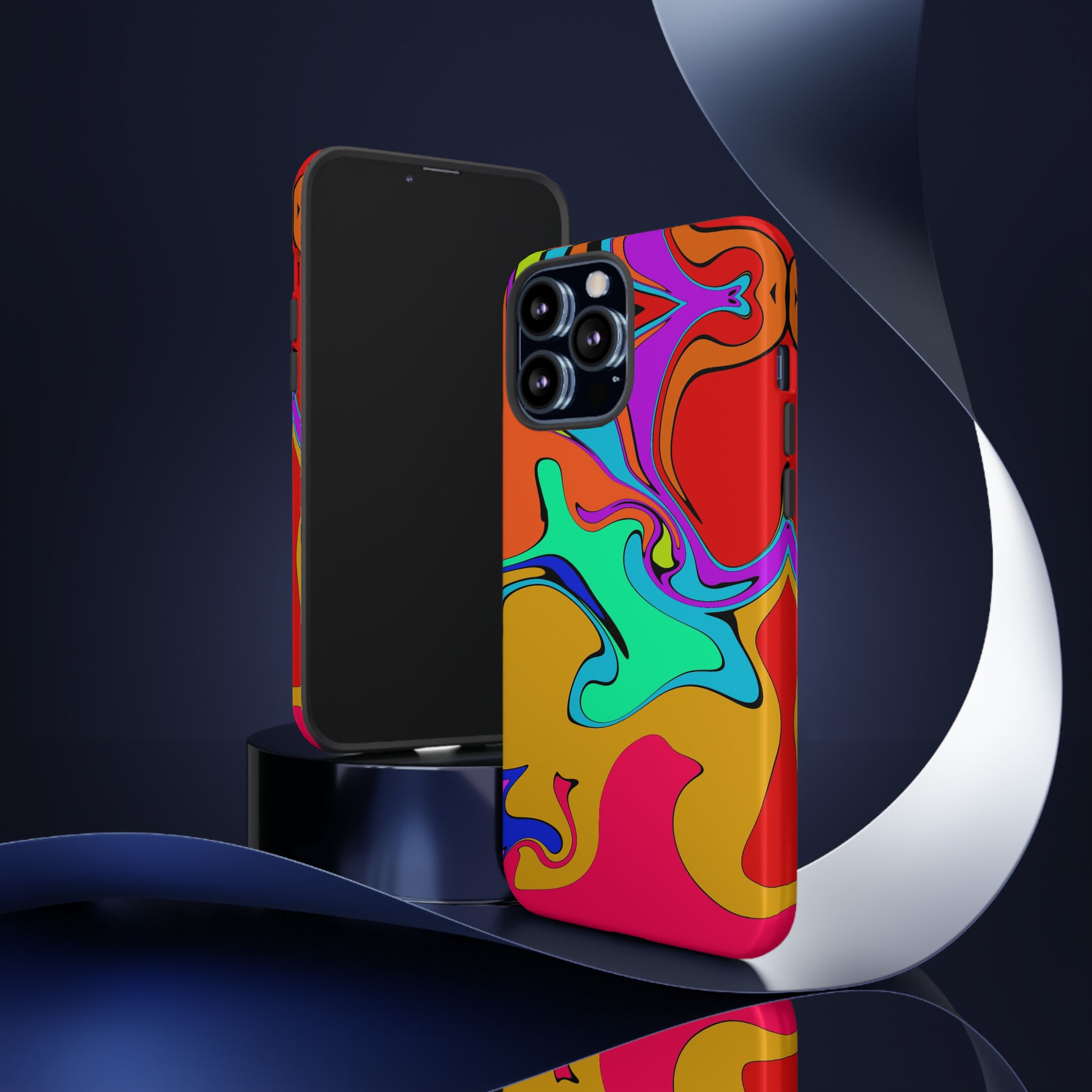 Color Swirl #22-Tough Cases - MahaCase