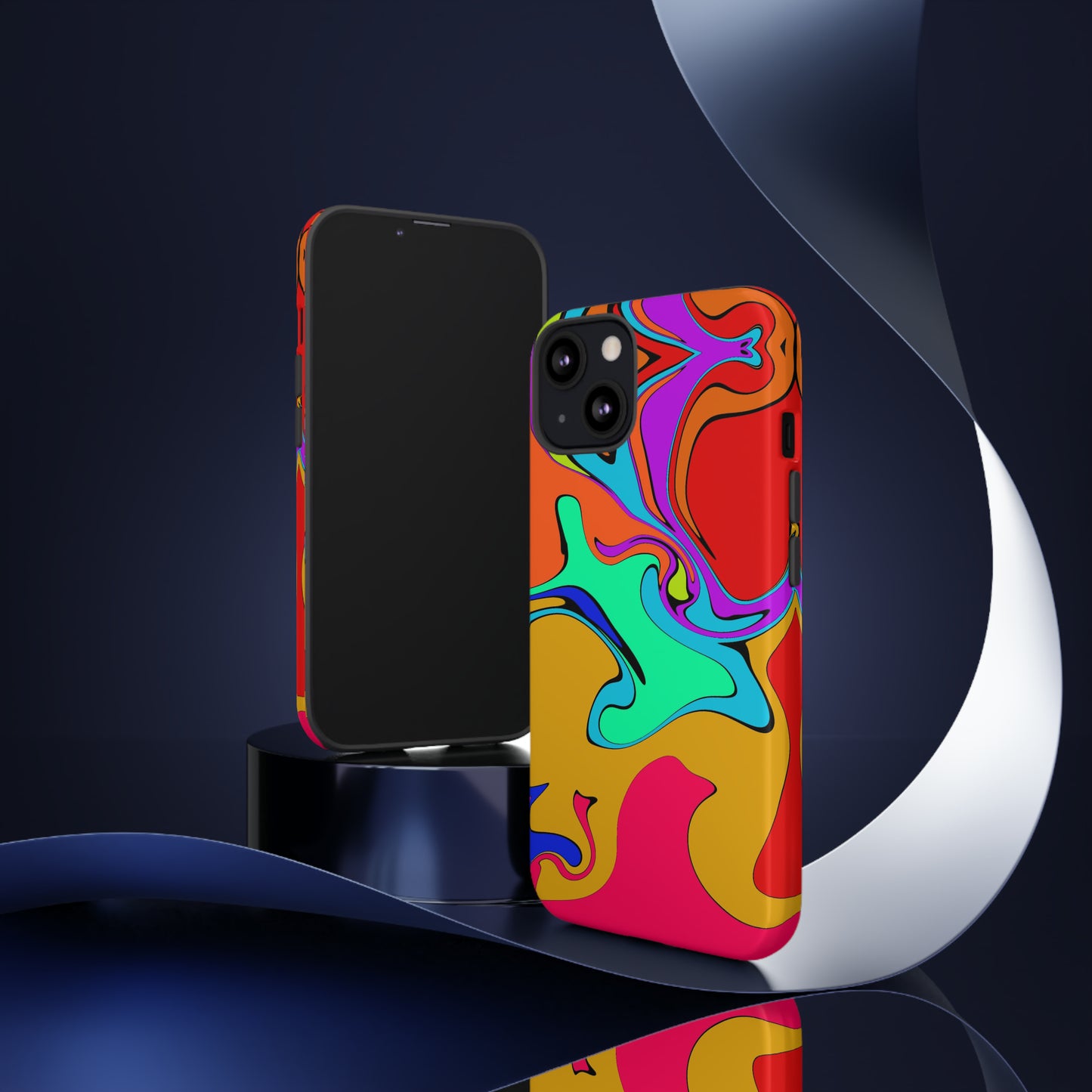 Color Swirl #22-Tough Cases - MahaCase