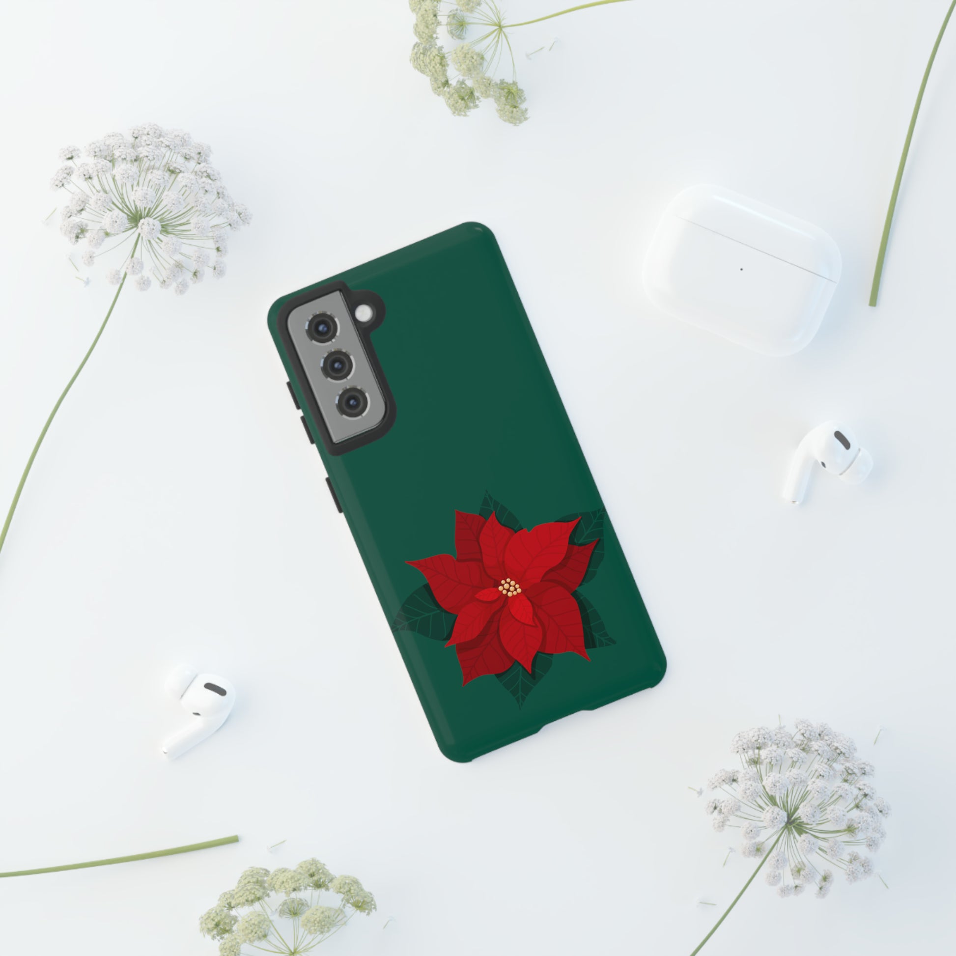Poinsettia Charm #10-Tough Cases - MahaCase