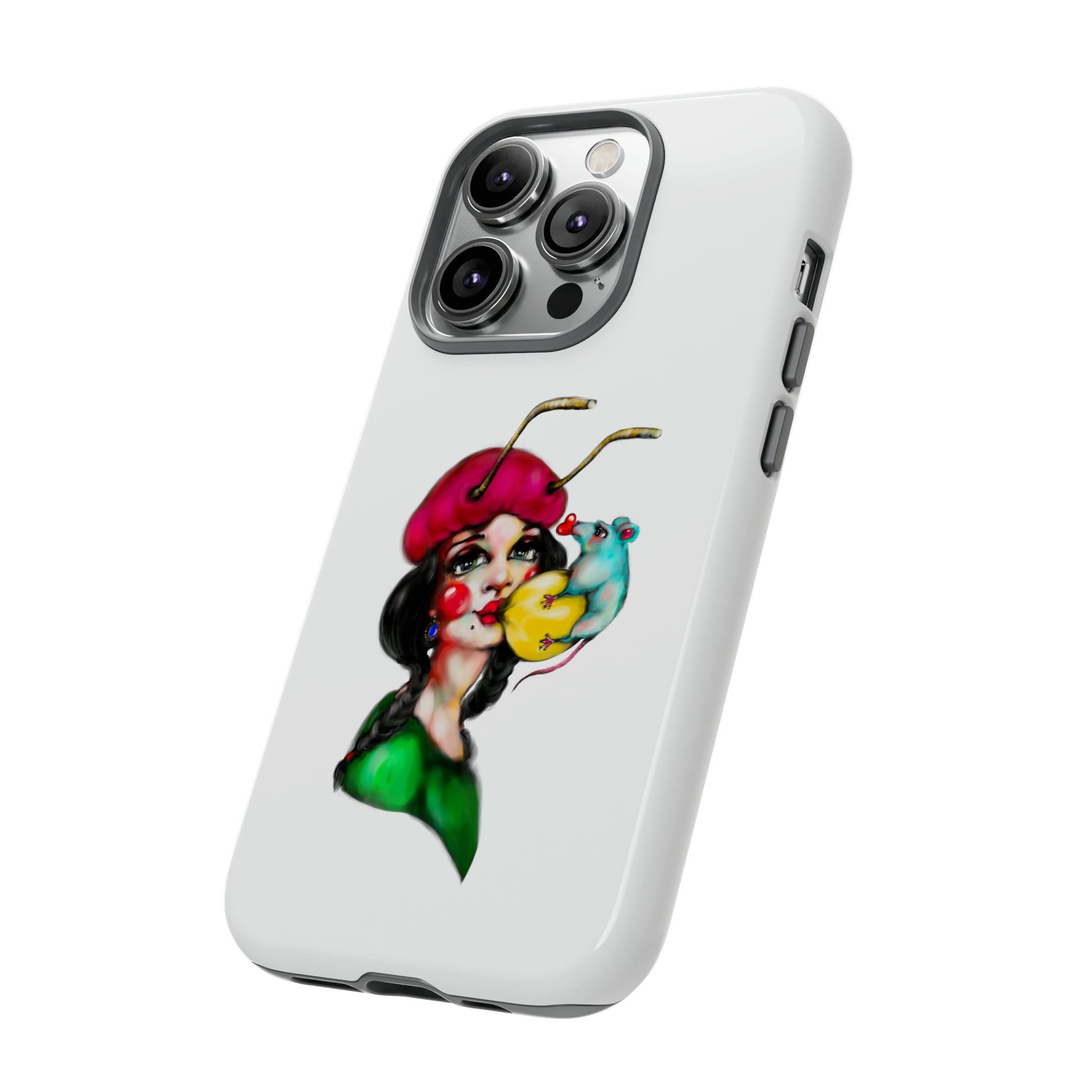 Design #211 White BKG-Tough Cases - MahaCase