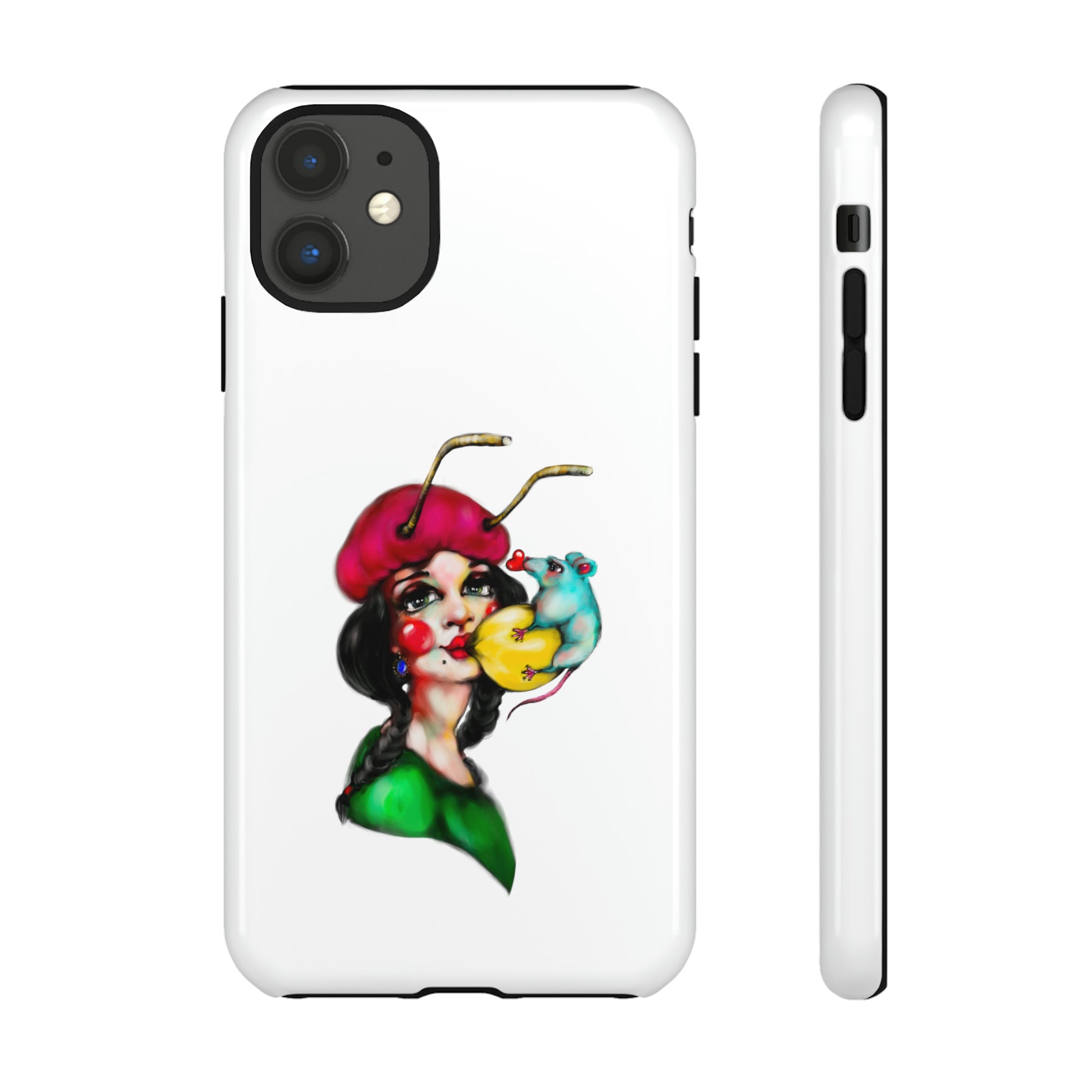 Design #211 White BKG-Tough Cases - MahaCase