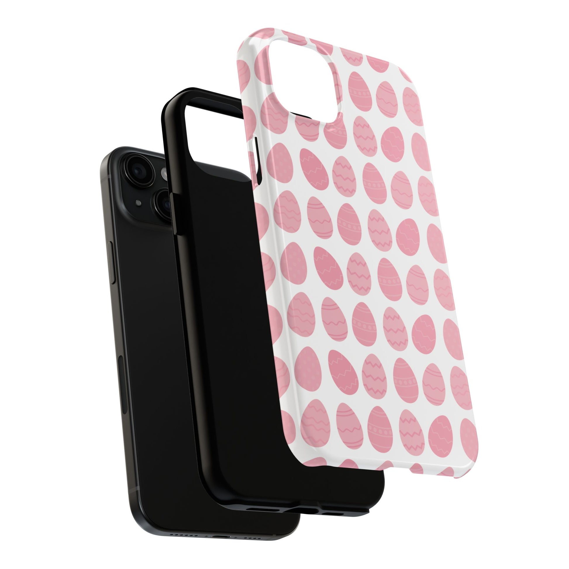 Pink Easter Egg Tough Phone Cases - Durable Protection for Spring Celebrations iPhone Samsung Galaxy - MahaCase