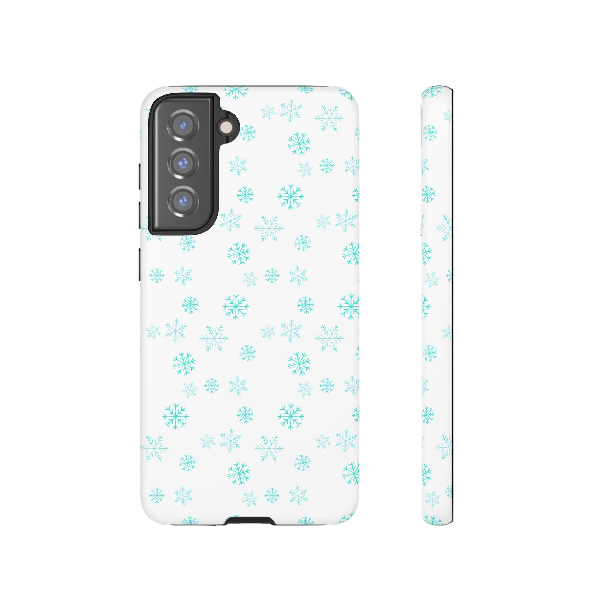 Snowy Blue #12 - Tough Cases iPhone Samsung Google Pixel - MahaCase