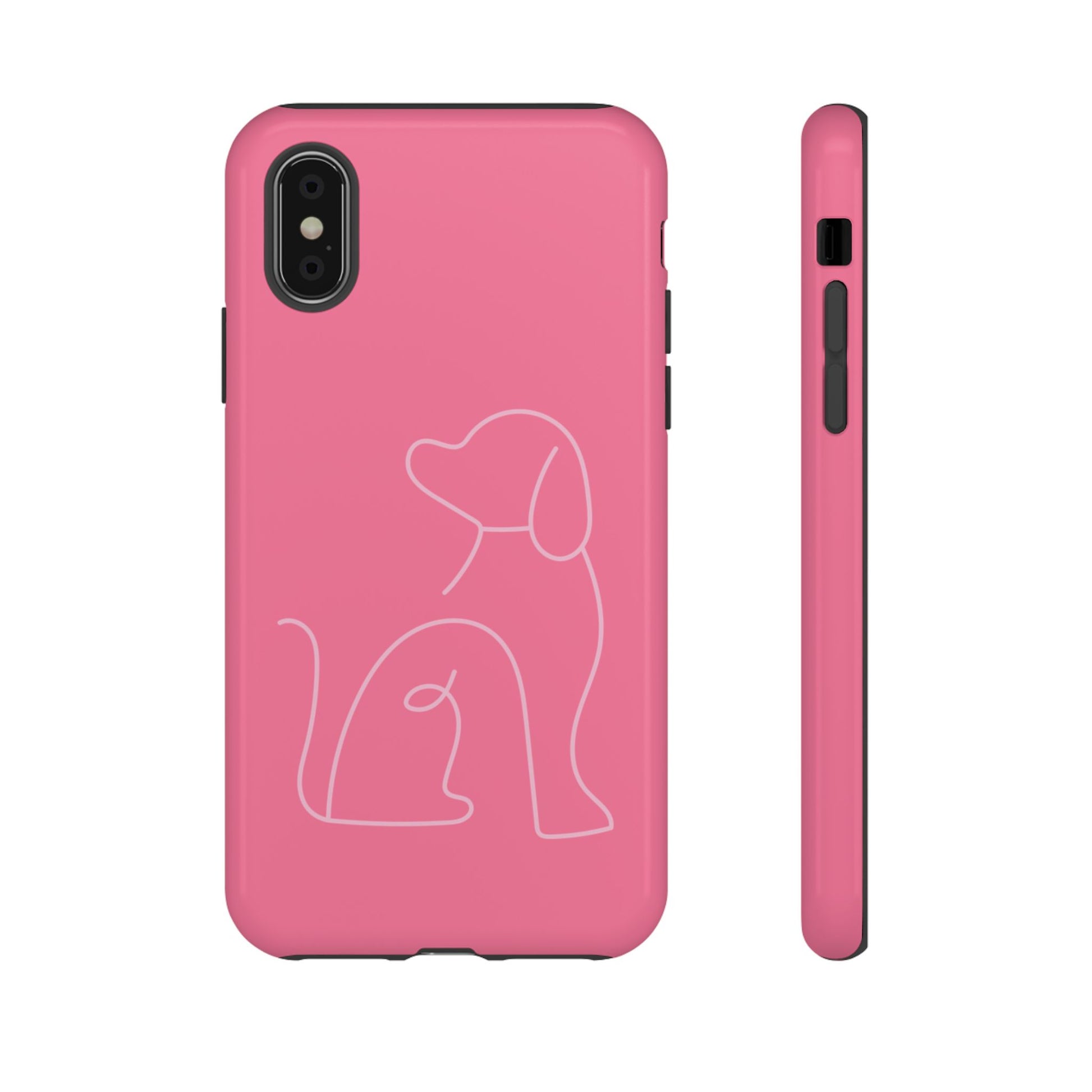 Pink Pup #10-Tough Cases iPhone Samsung Google Pixel - MahaCase