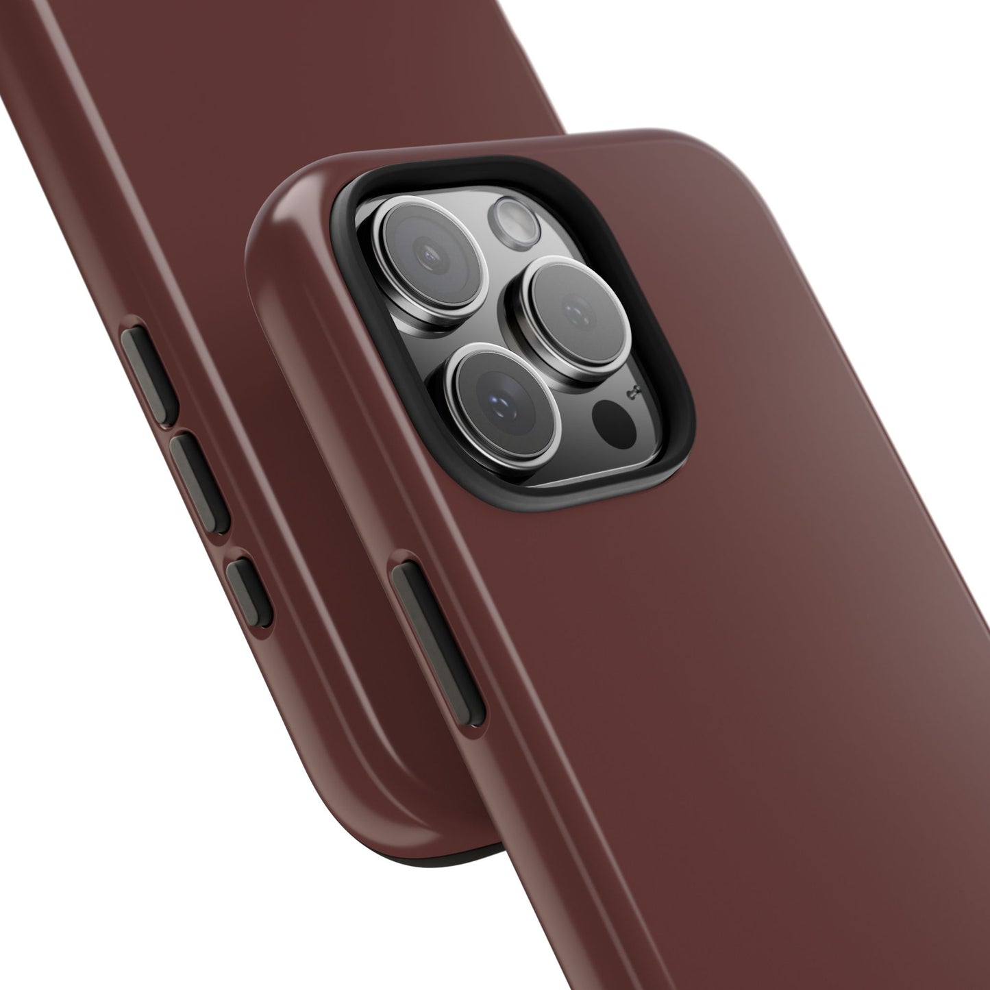 Phone Case - Garnet Color Fall 2025 Trending Color, Sturdy Phone Cases, Durable Cell Phone Covers, Trendy Gadget Protection, Unique Phone Accessories- iPhone, Samsung