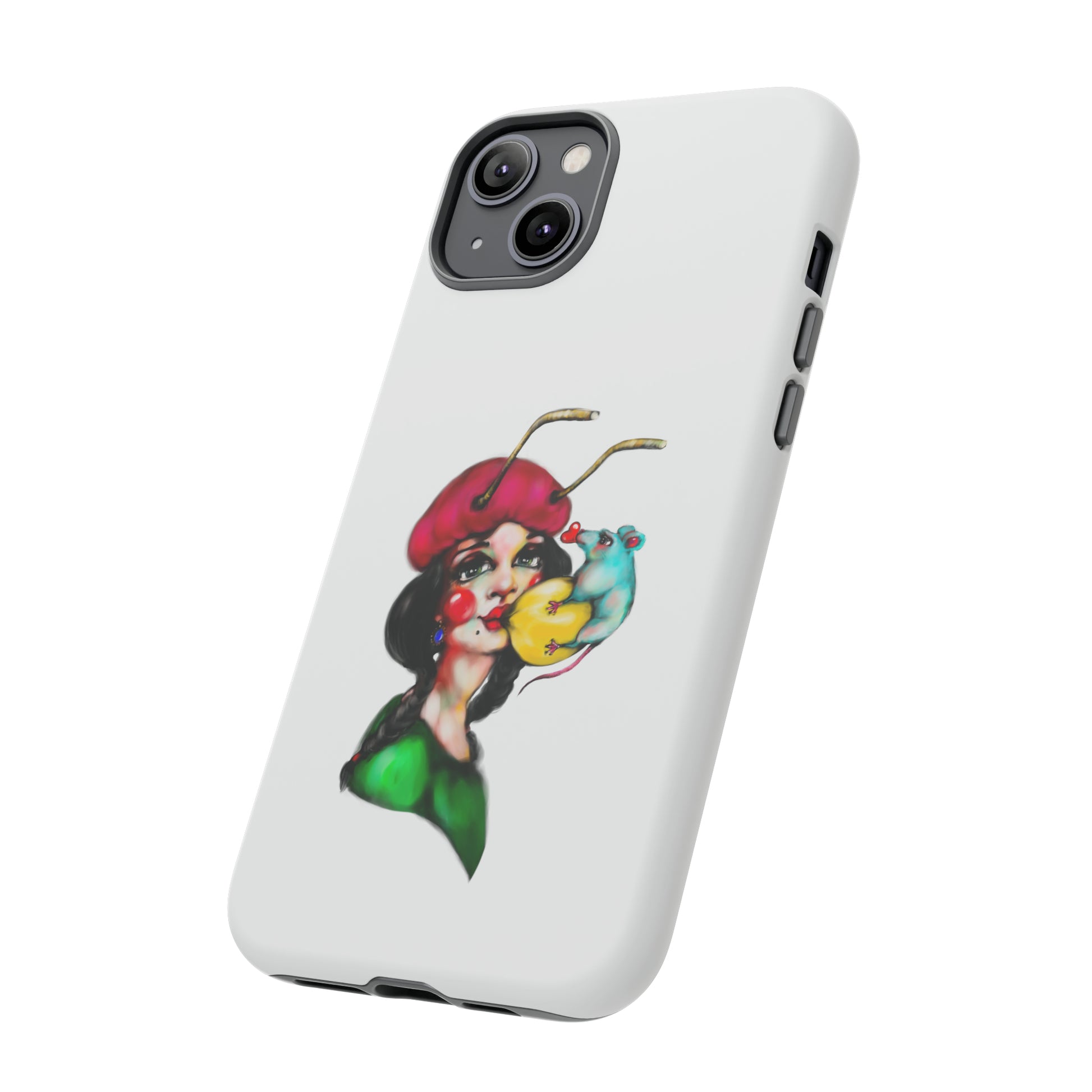 Design #211 White BKG-Tough Cases - MahaCase