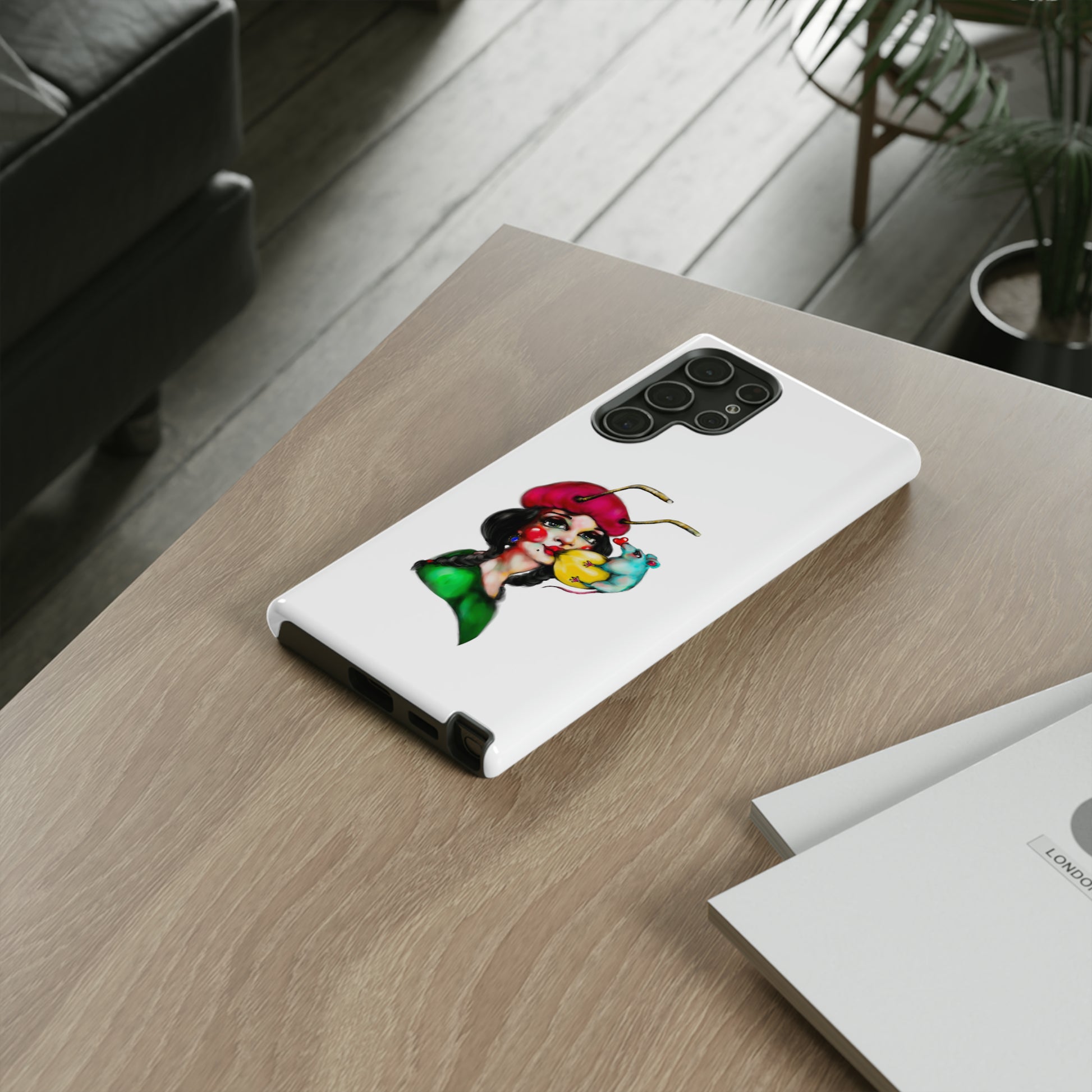 Design #211 White BKG-Tough Cases - MahaCase