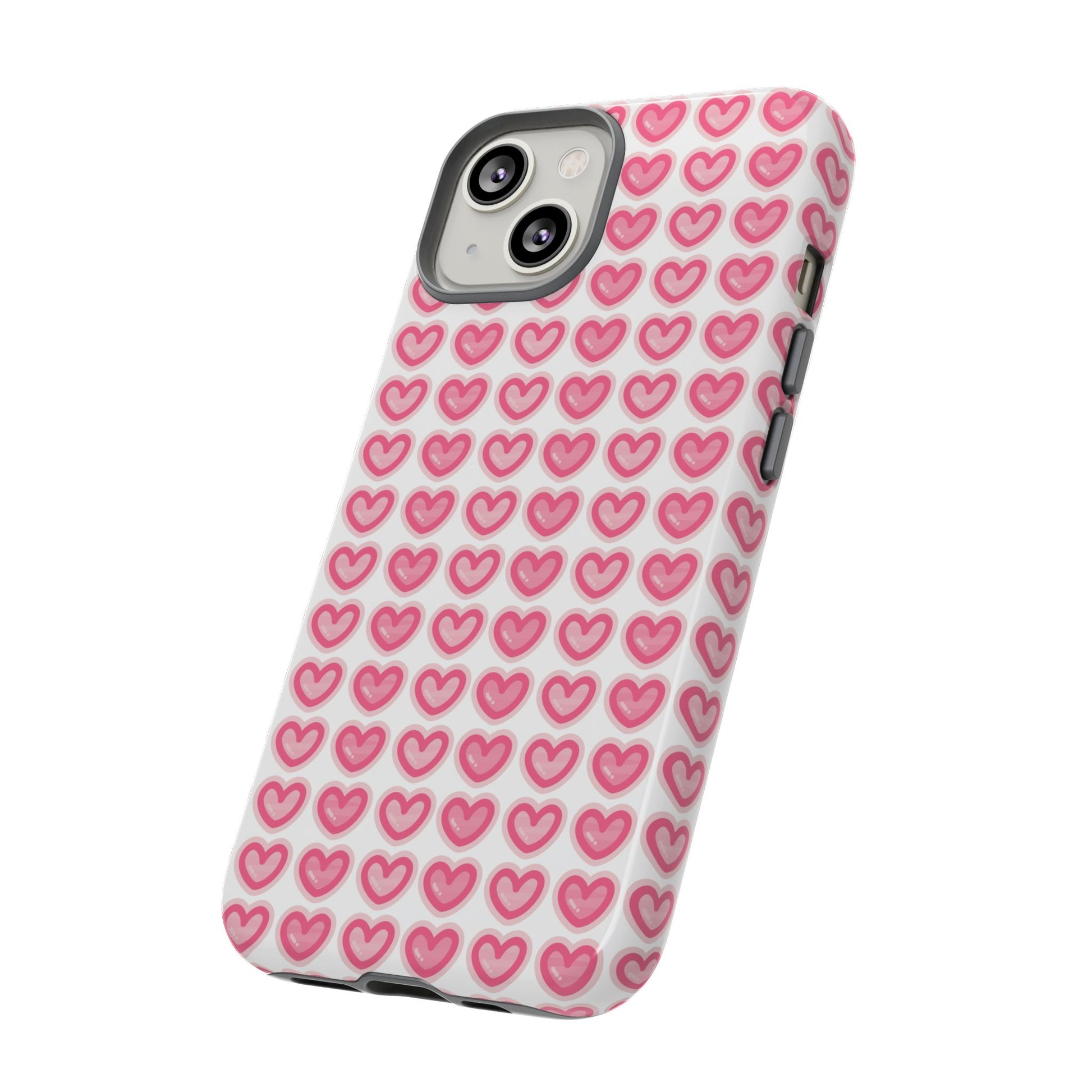 Hearts Pattern - Tough Cases iPhone Samsung Google Pixel - MahaCase