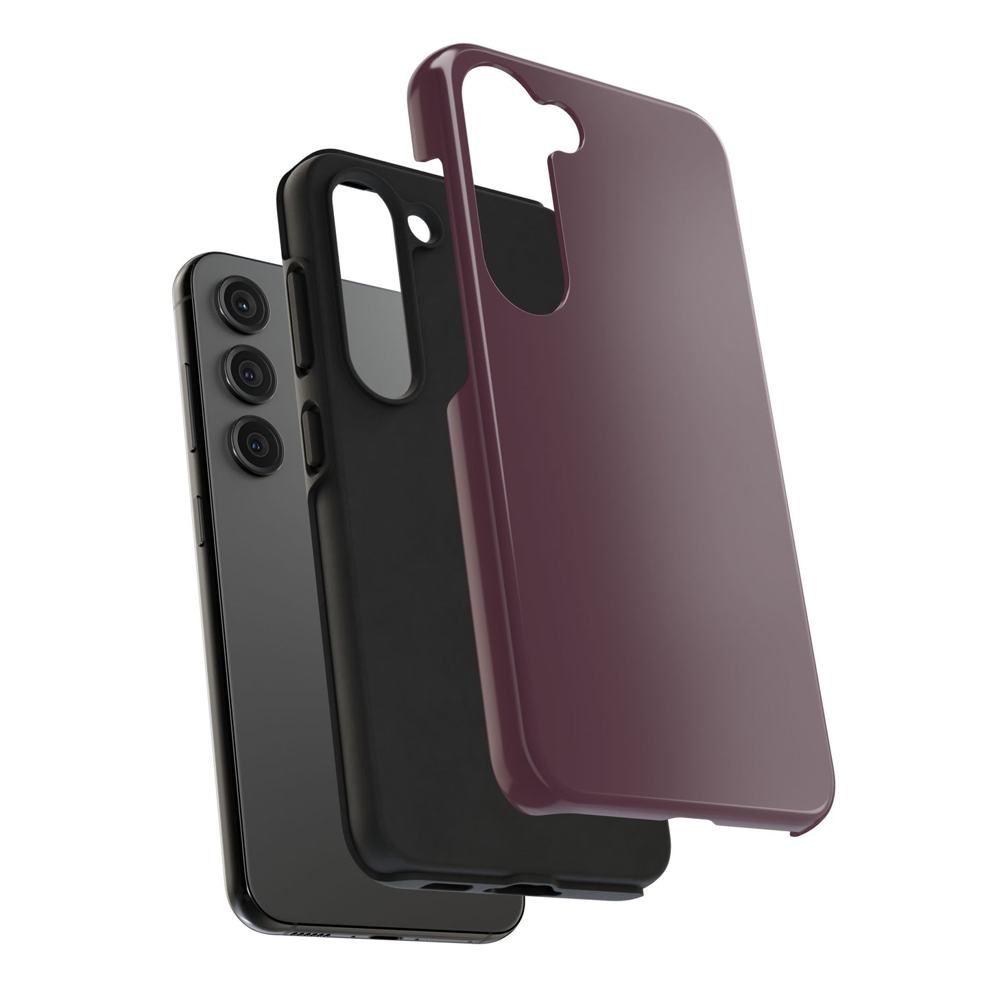Old Mauve Solid Color Tough Phone Cases - iPhone and Samsung - Fall Color