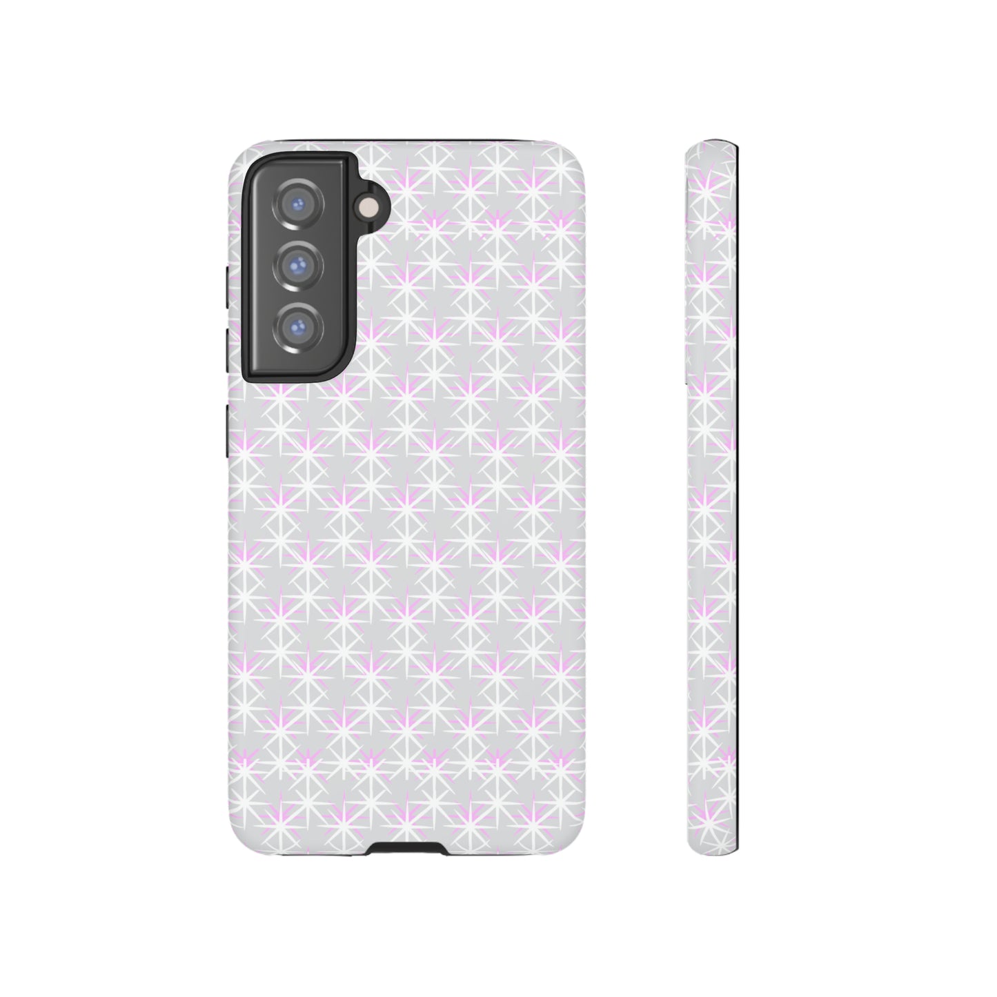 Grey Skies, Pink Stars-Tough Cases - MahaCase