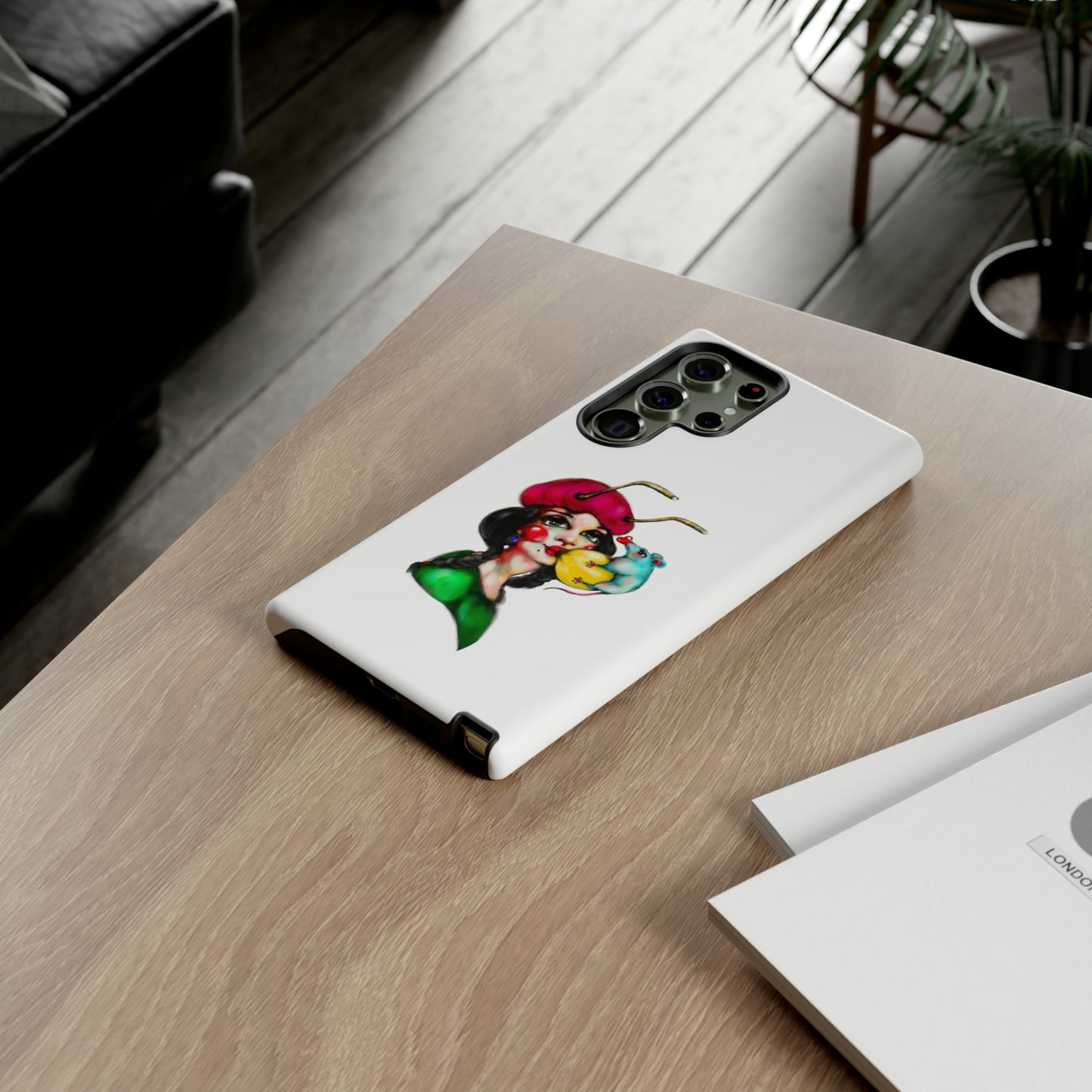Design #211 White BKG-Tough Cases - MahaCase