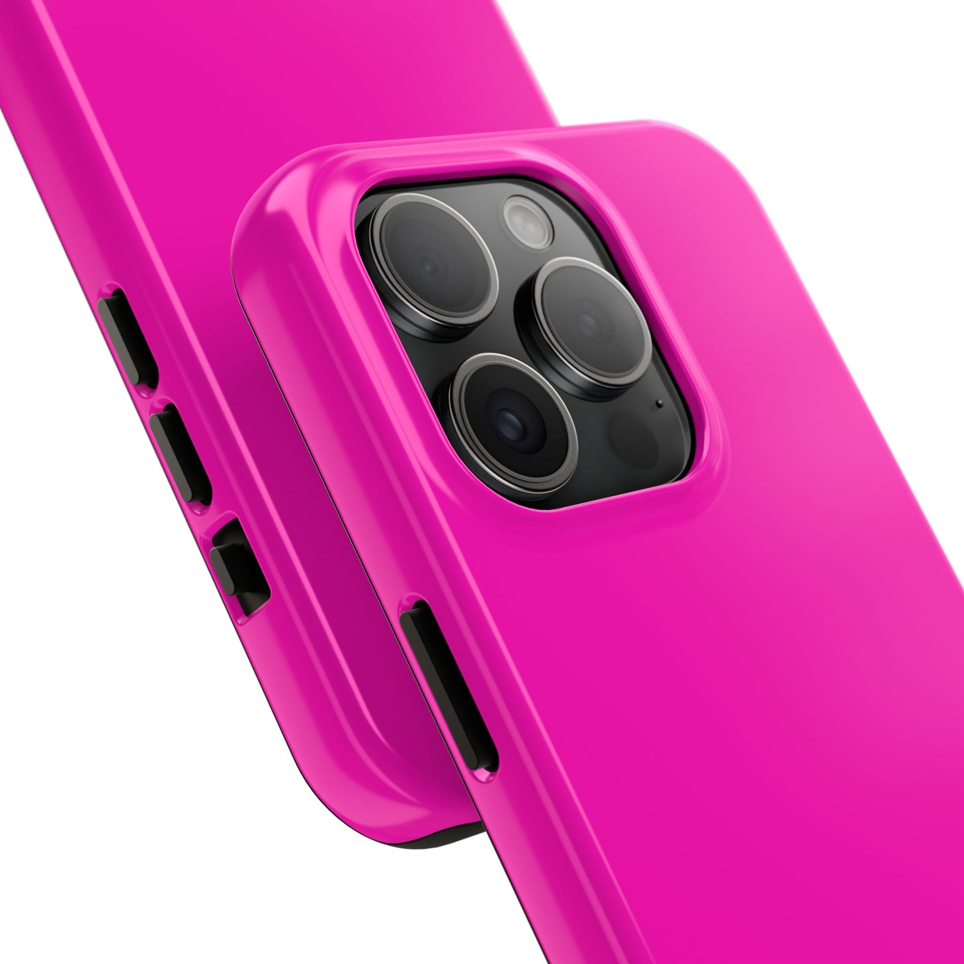 Simple Hot Pink-Tough Phone Cases - MahaCase