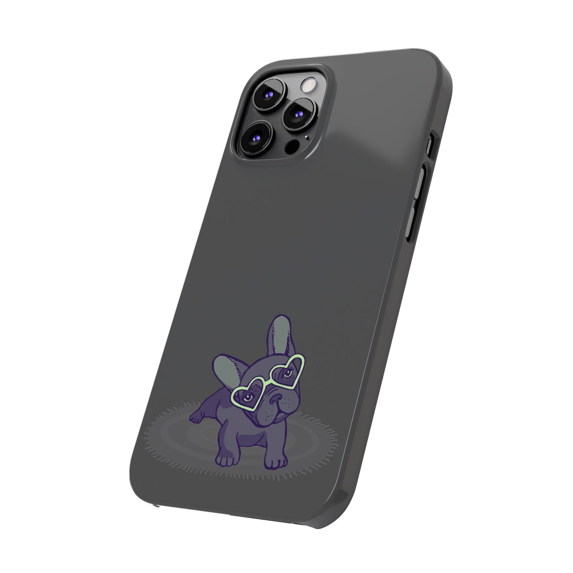 Bulldog Puppy Slim iPhone Cases - MahaCase