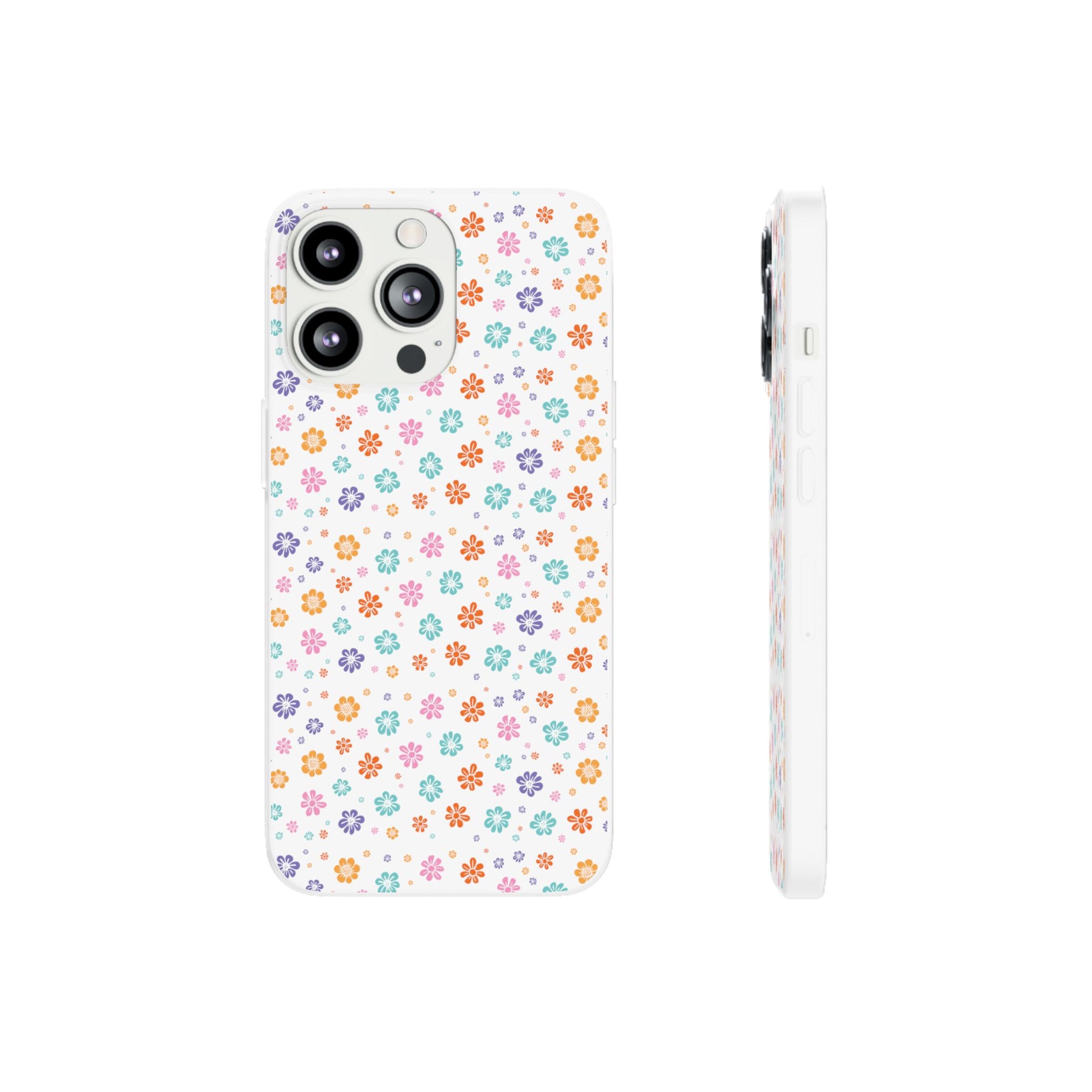 Colorful Spring Floral Flexi Case - Stylish Phone Protection - iPhone Samsung with Gift Packaging - MahaCase