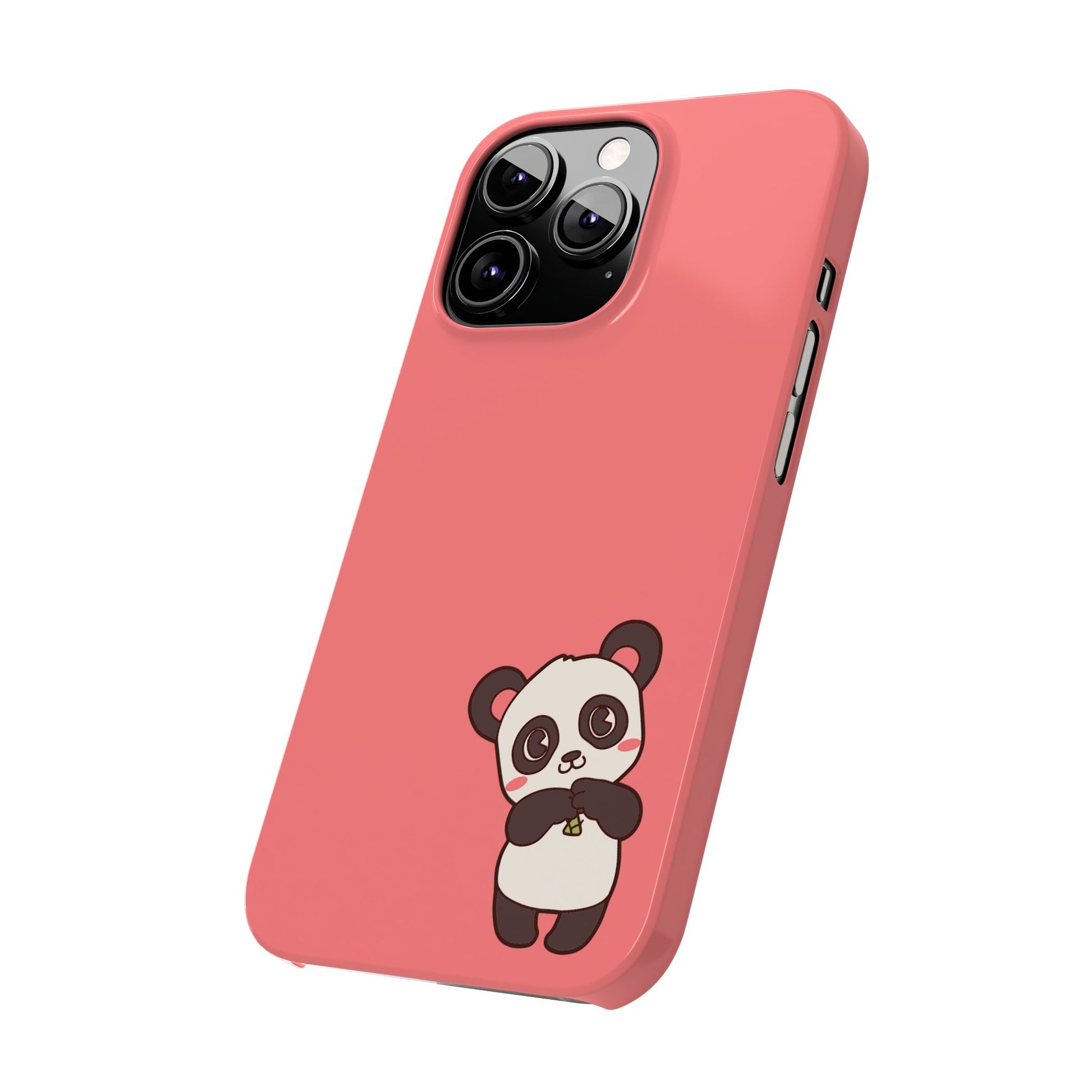 Cute Panda #36-Slim iPhone Cases - MahaCase