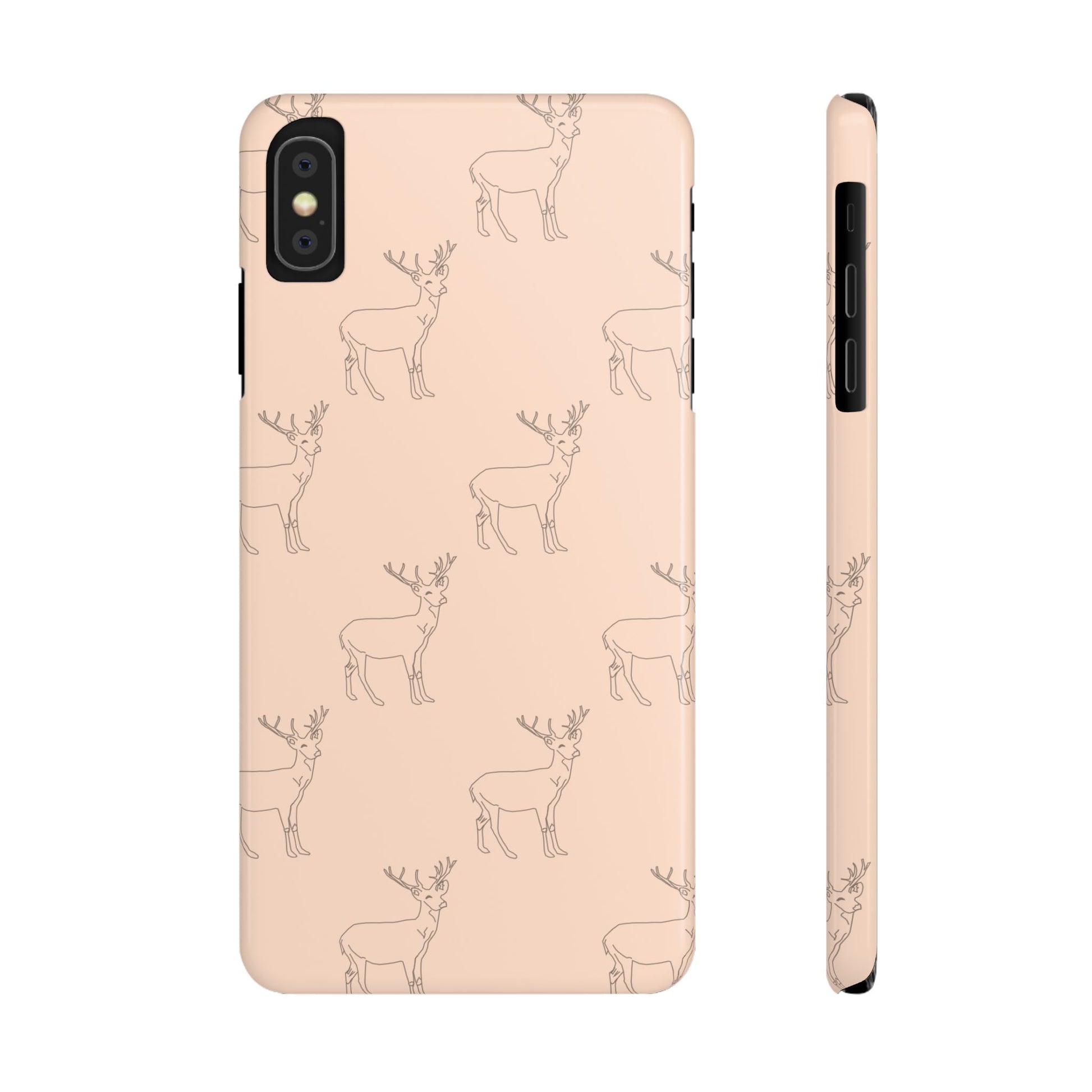Deer Pattern #03-Slim iPhone Cases - MahaCase