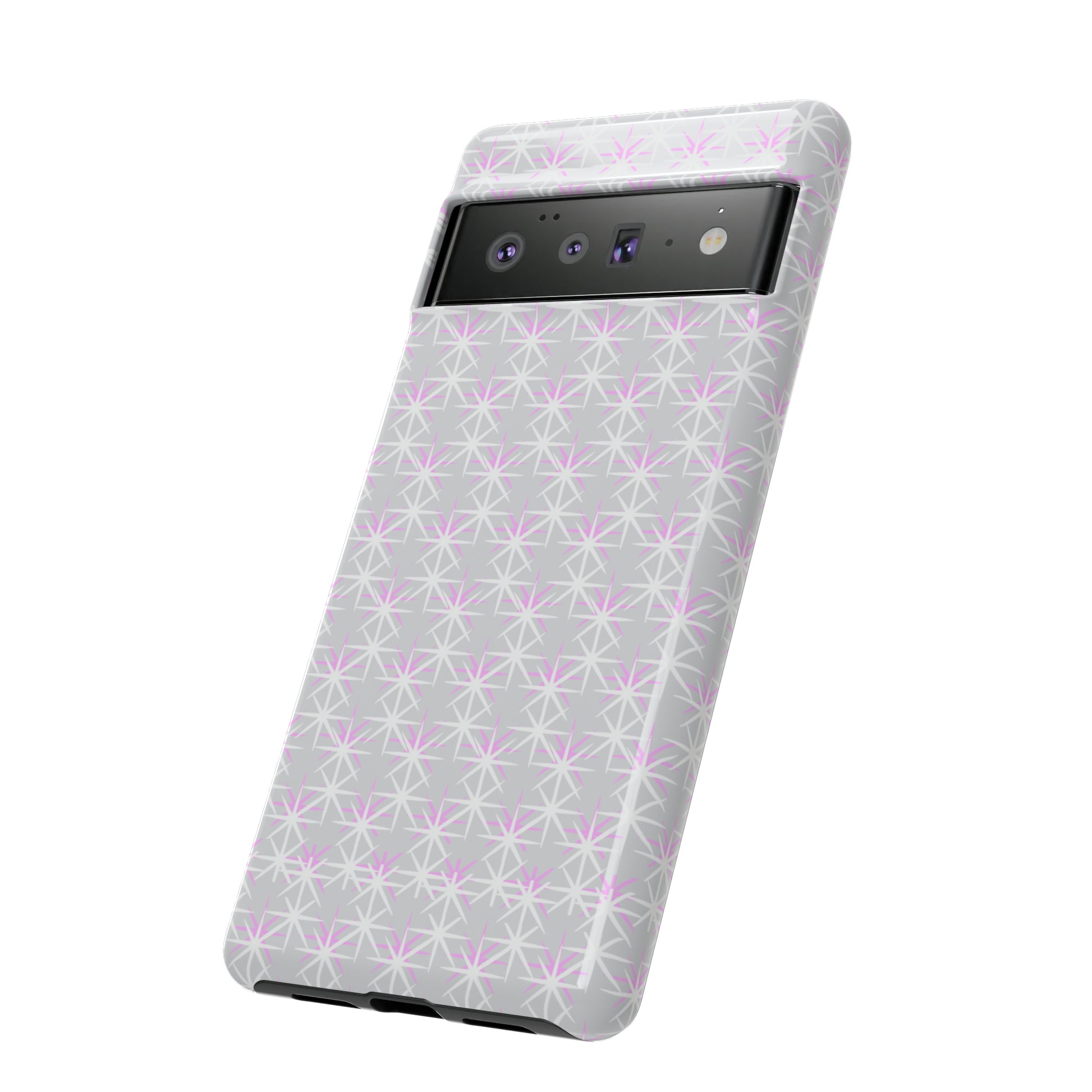 Grey Skies, Pink Stars-Tough Cases - MahaCase