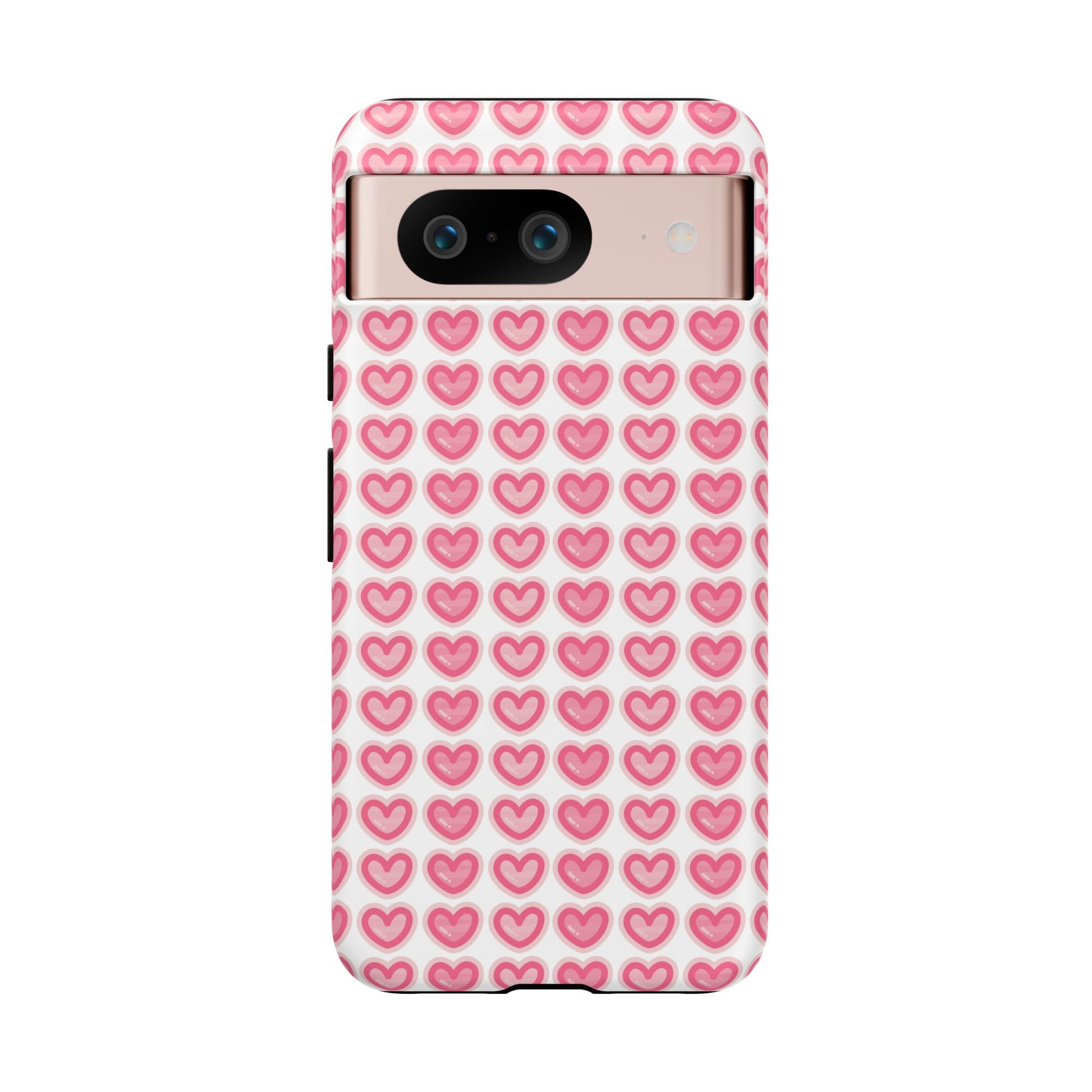 Hearts Pattern - Tough Cases iPhone Samsung Google Pixel - MahaCase