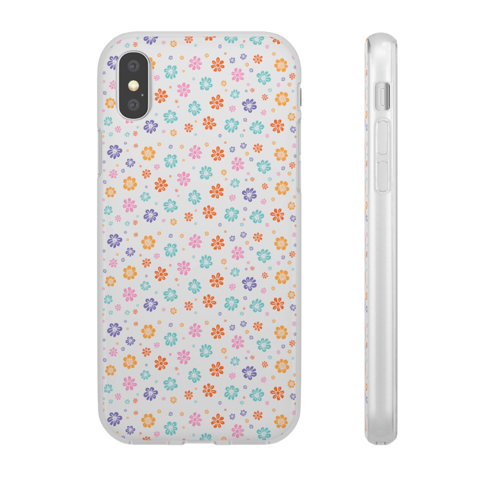 Colorful Spring Floral Flexi Case - Stylish Phone Protection - iPhone Samsung with Gift Packaging - MahaCase