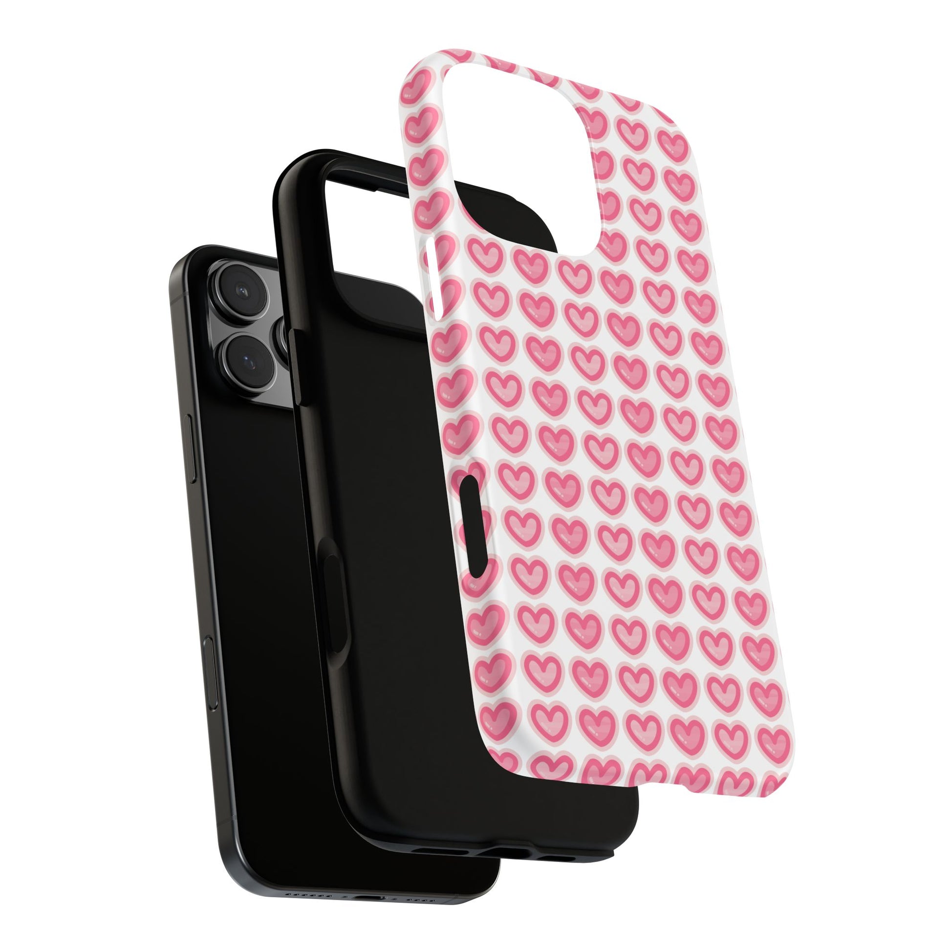 Hearts Pattern - Tough Cases iPhone Samsung Google Pixel - MahaCase