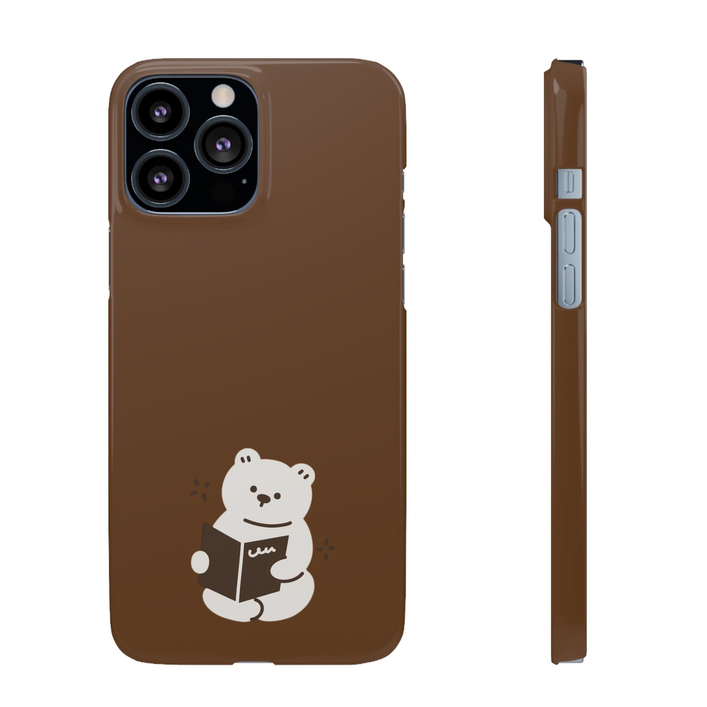 Reading Bear #02-Snap Cases - MahaCase
