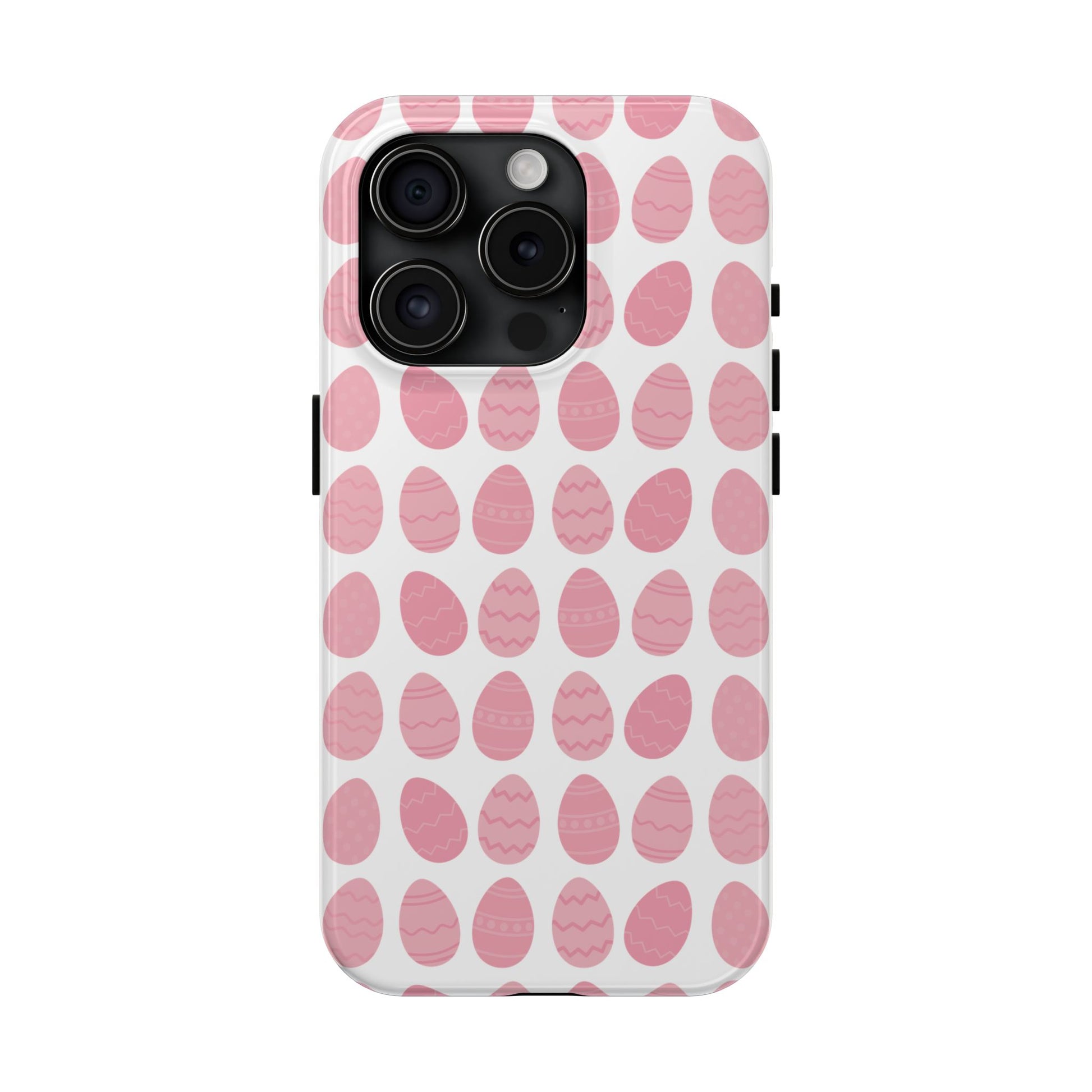 Pink Easter Egg Tough Phone Cases - Durable Protection for Spring Celebrations iPhone Samsung Galaxy - MahaCase