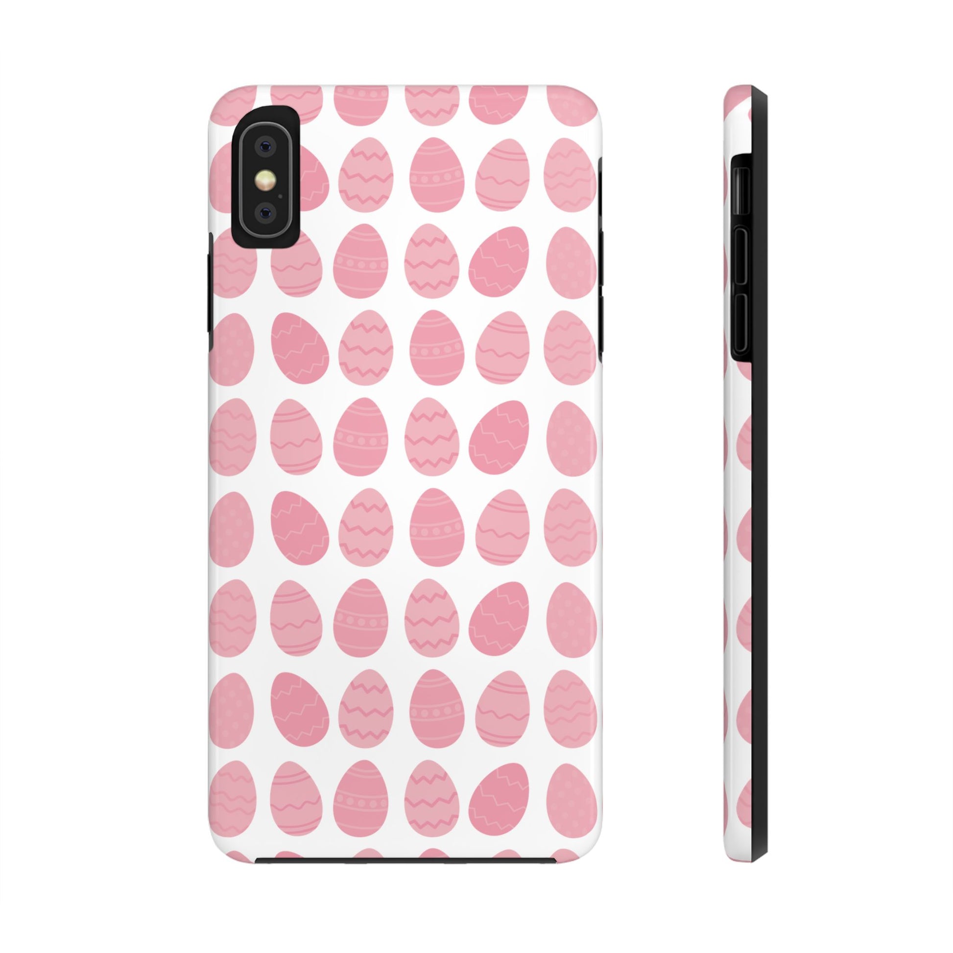 Pink Easter Egg Tough Phone Cases - Durable Protection for Spring Celebrations iPhone Samsung Galaxy - MahaCase