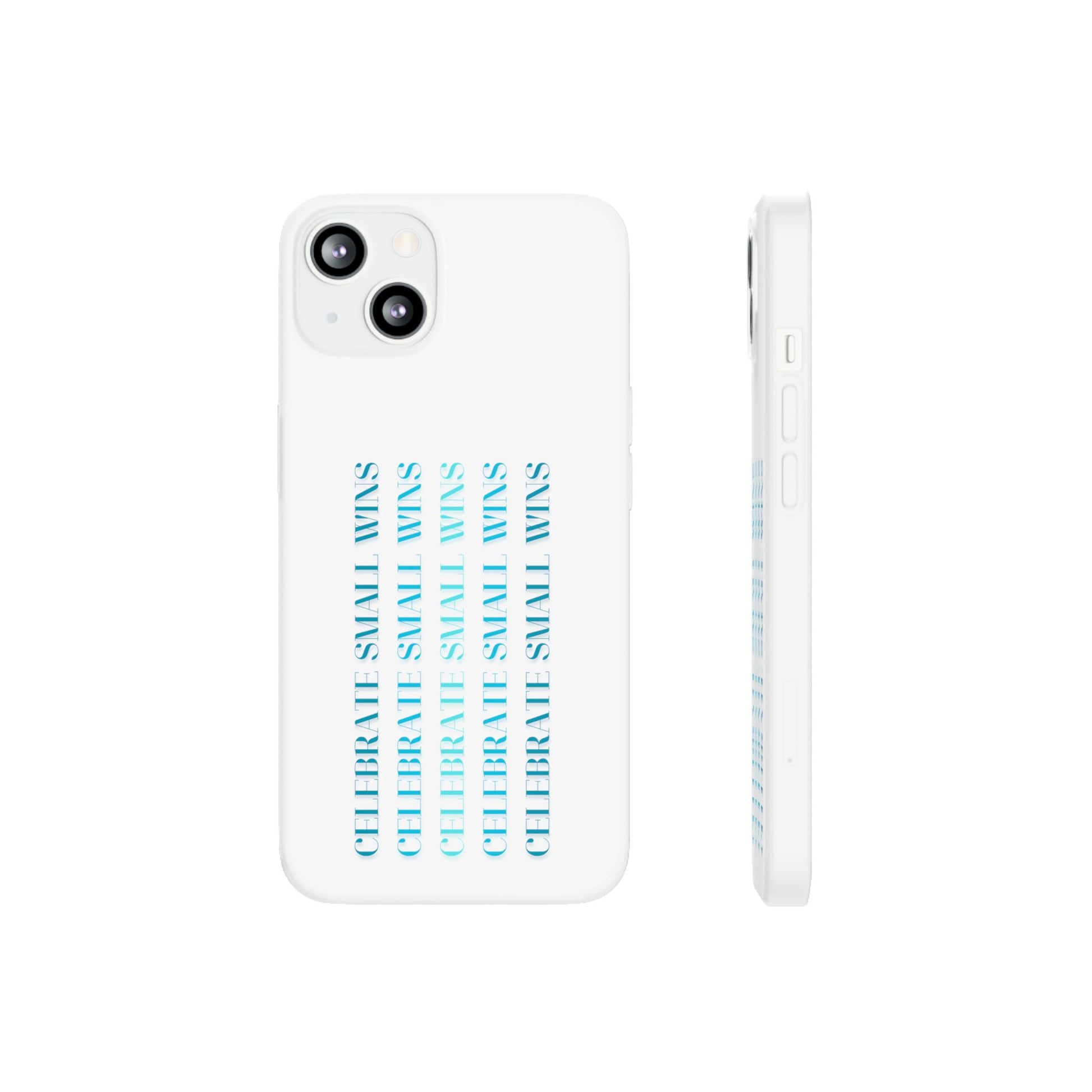 Celebrate Small Wins #22 Flexi Cases iPhone Samsung Gift Packaging - MahaCase