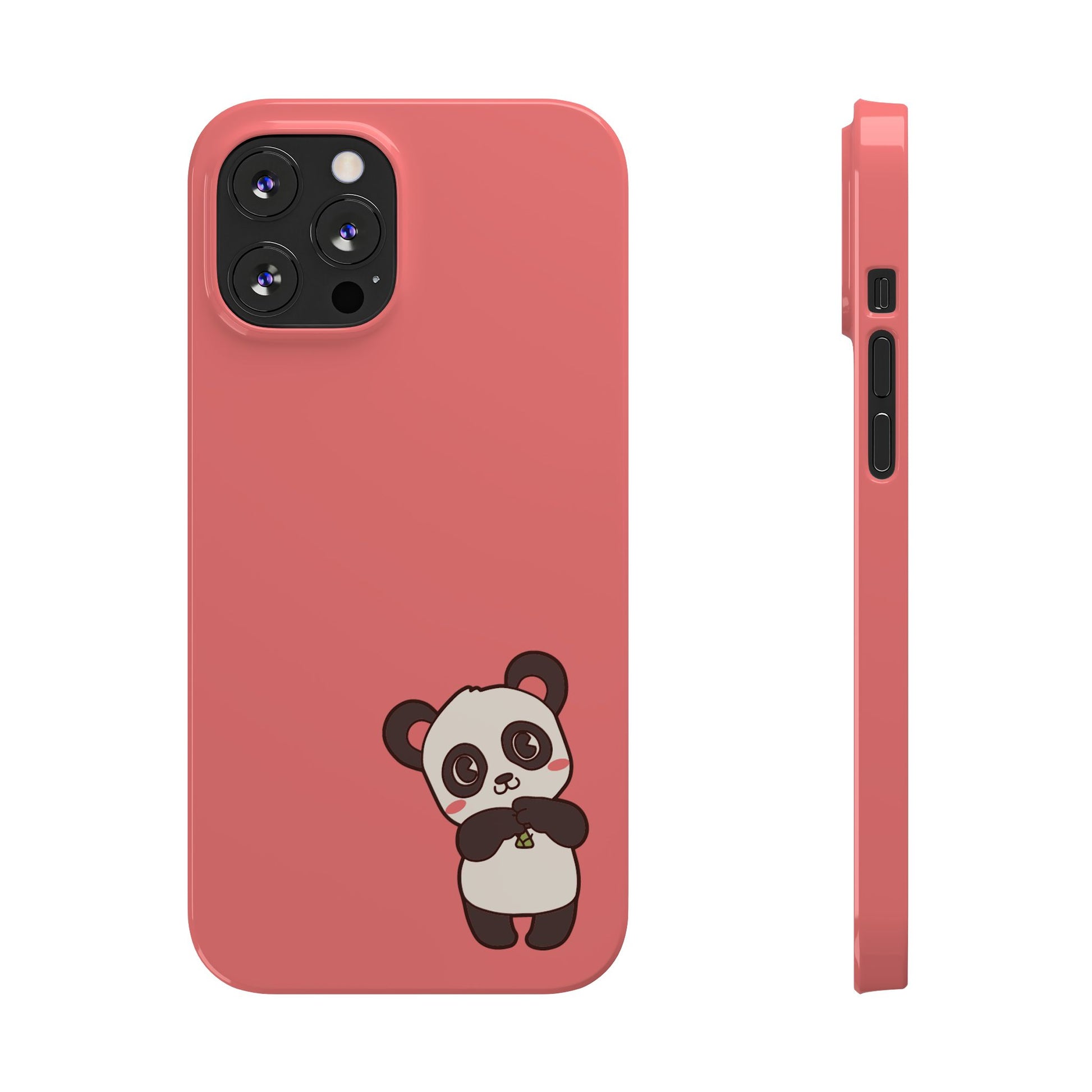 Cute Panda #36-Slim iPhone Cases - MahaCase
