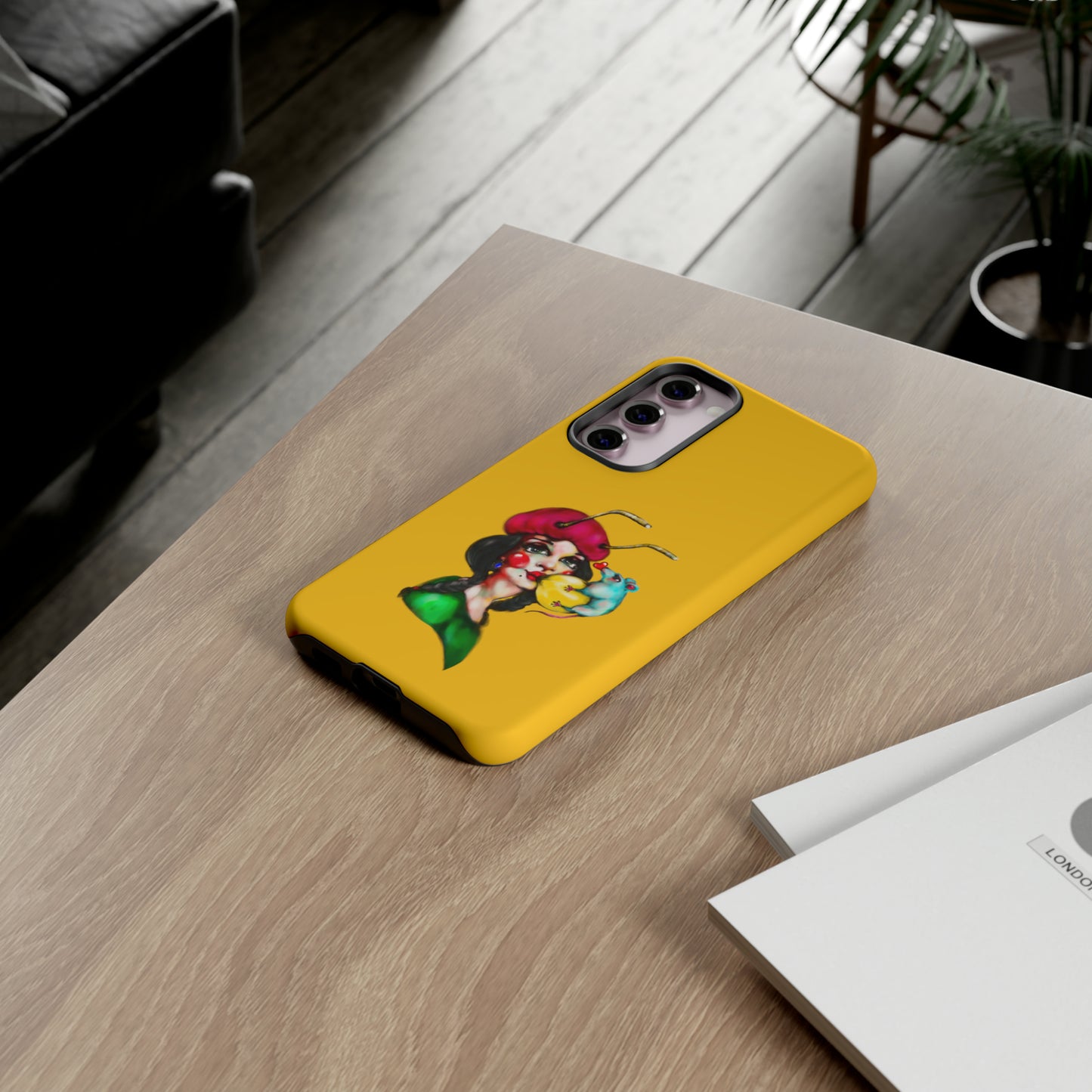 Design #211 Yellow BKG-Tough Cases